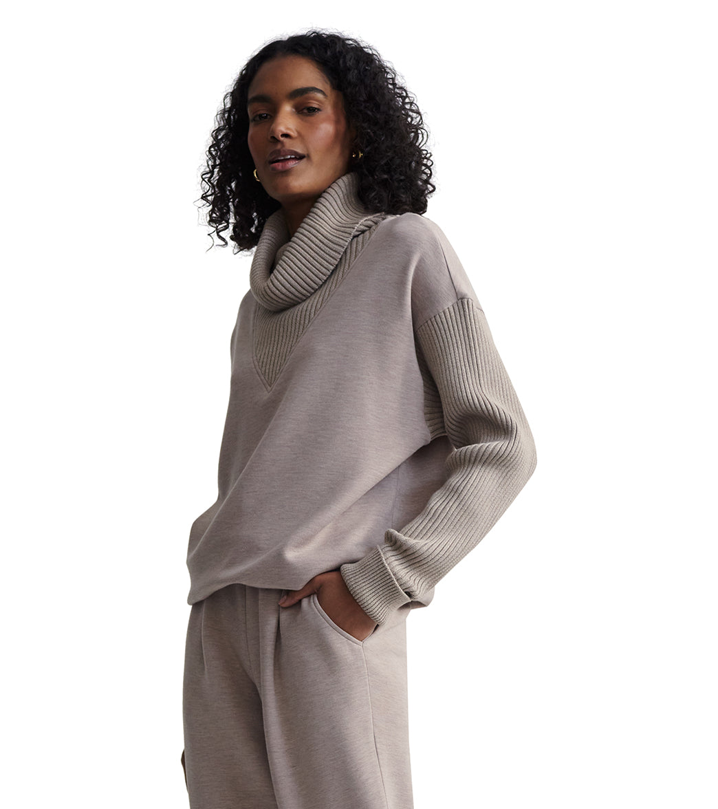 Varley Hannah Cowl Neck Sweat、mySite、noshort