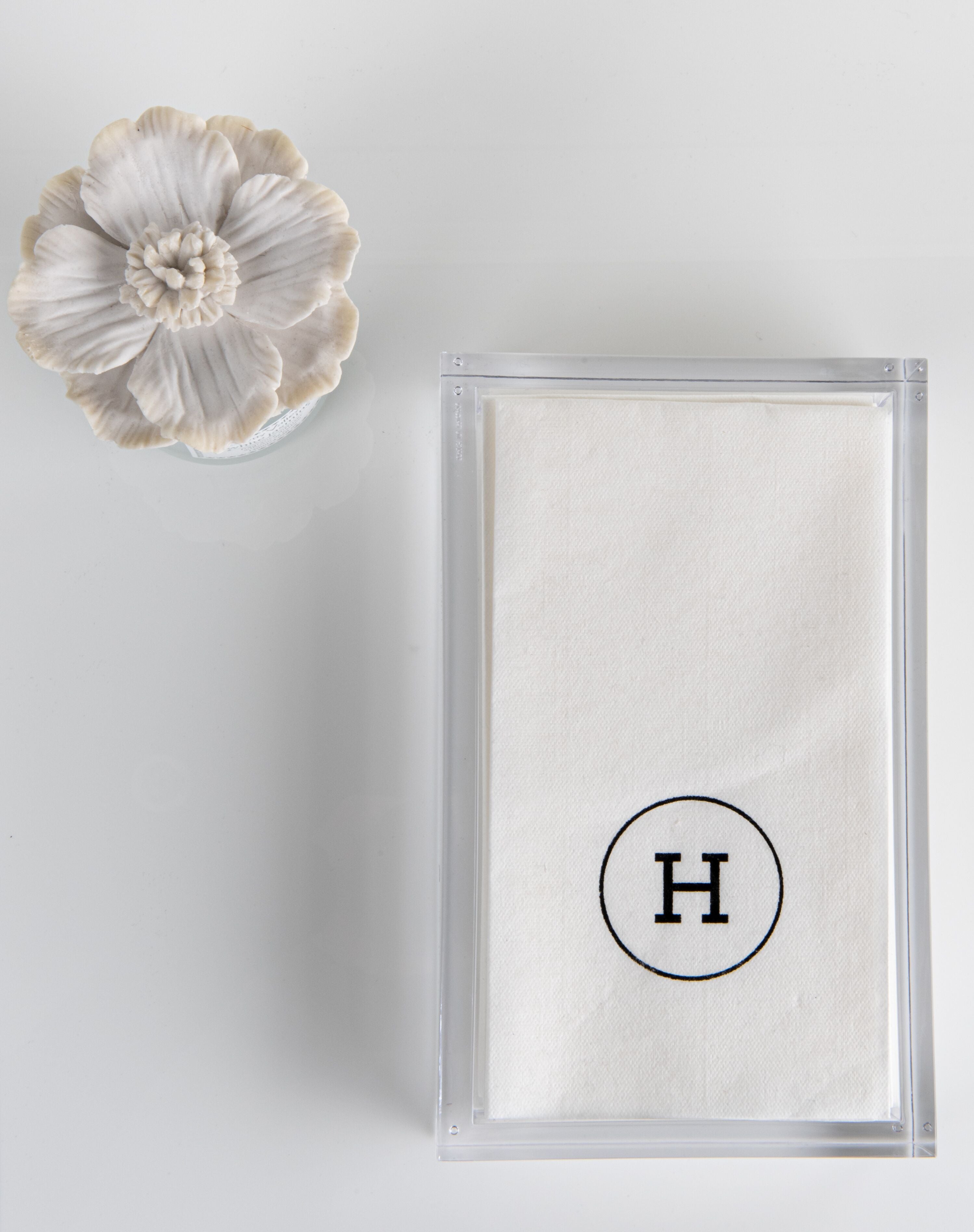  Caspari Acrylic Napkin Holder Tray、mySite、elrpsem3k