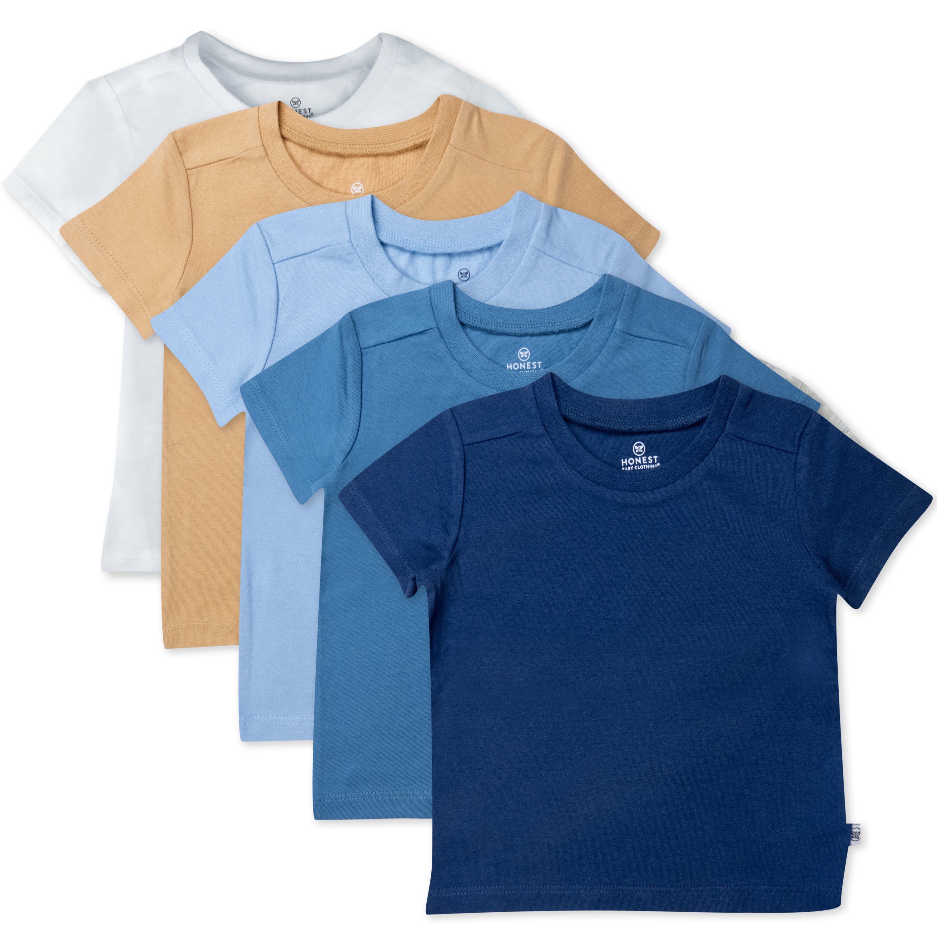  5-Pack Organic Cotton Short Sleeve T-Shirts、mySite、layawaytickets