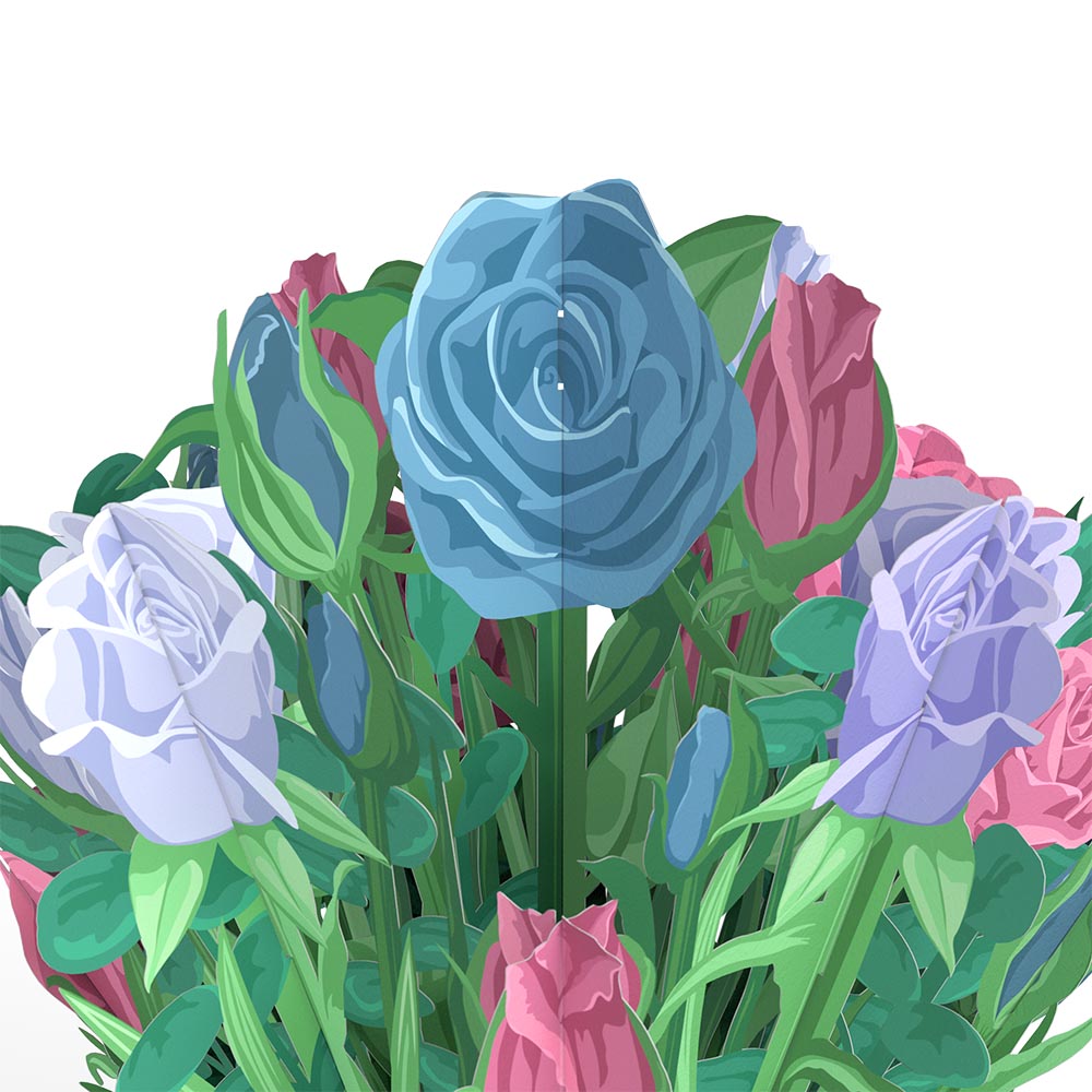 Star Wars™ The Mandalorian™ Grogu™ Birthday Pop-Up Card & Flower Buds Bouquet Bundle、mySite、solidvoid