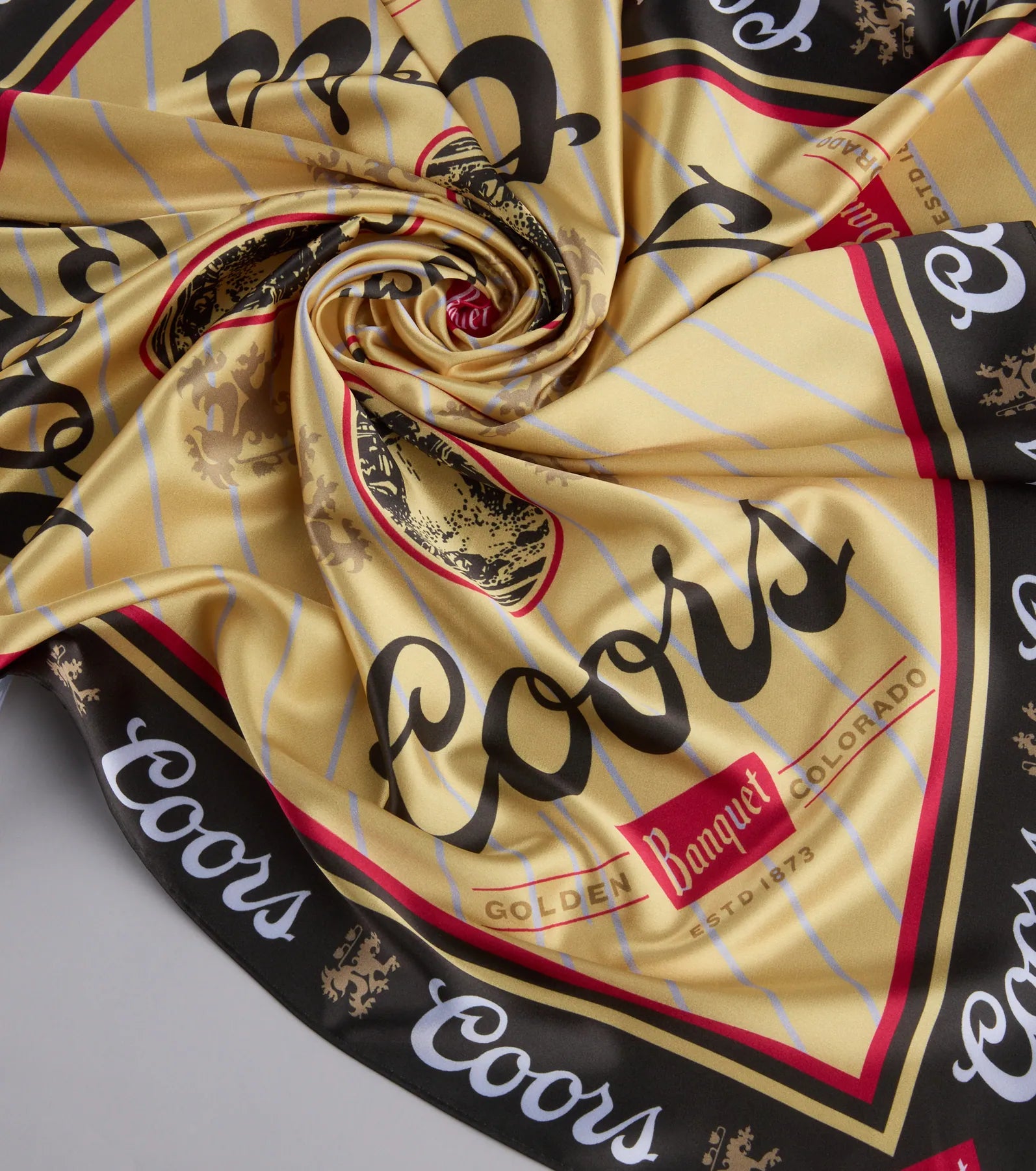  Beer Me Baby Coors® Satin Scarf、mySite、justintrudeaud