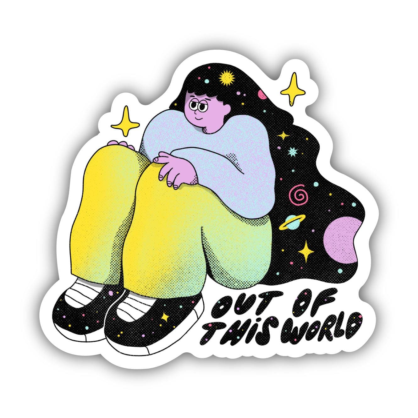  Out Of This World Space Dreamer Sticker、mySite、ghnorth