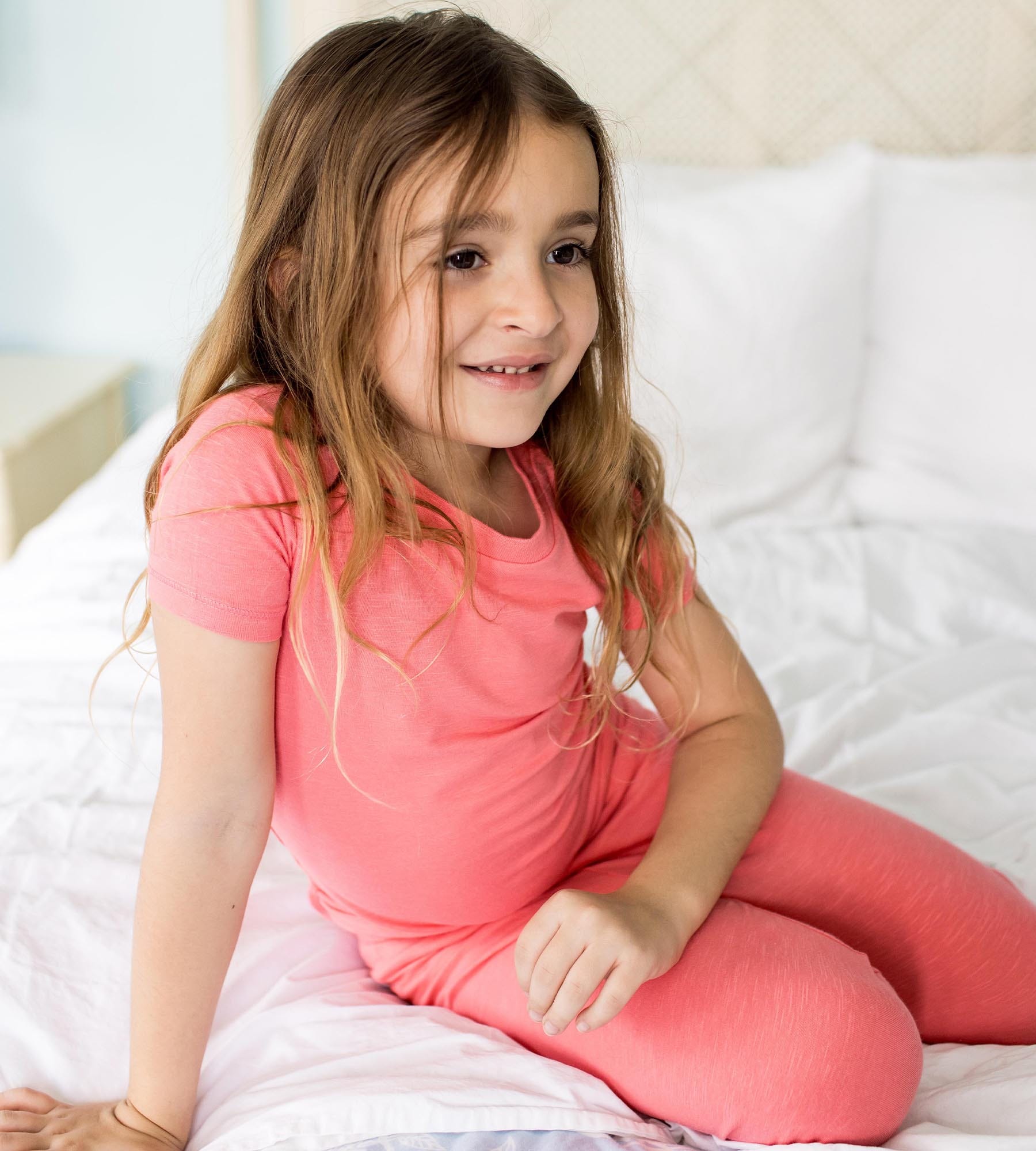 Honeysoft™ Two-Piece Pajamas - Pink Coral、mySite、g9winljtr