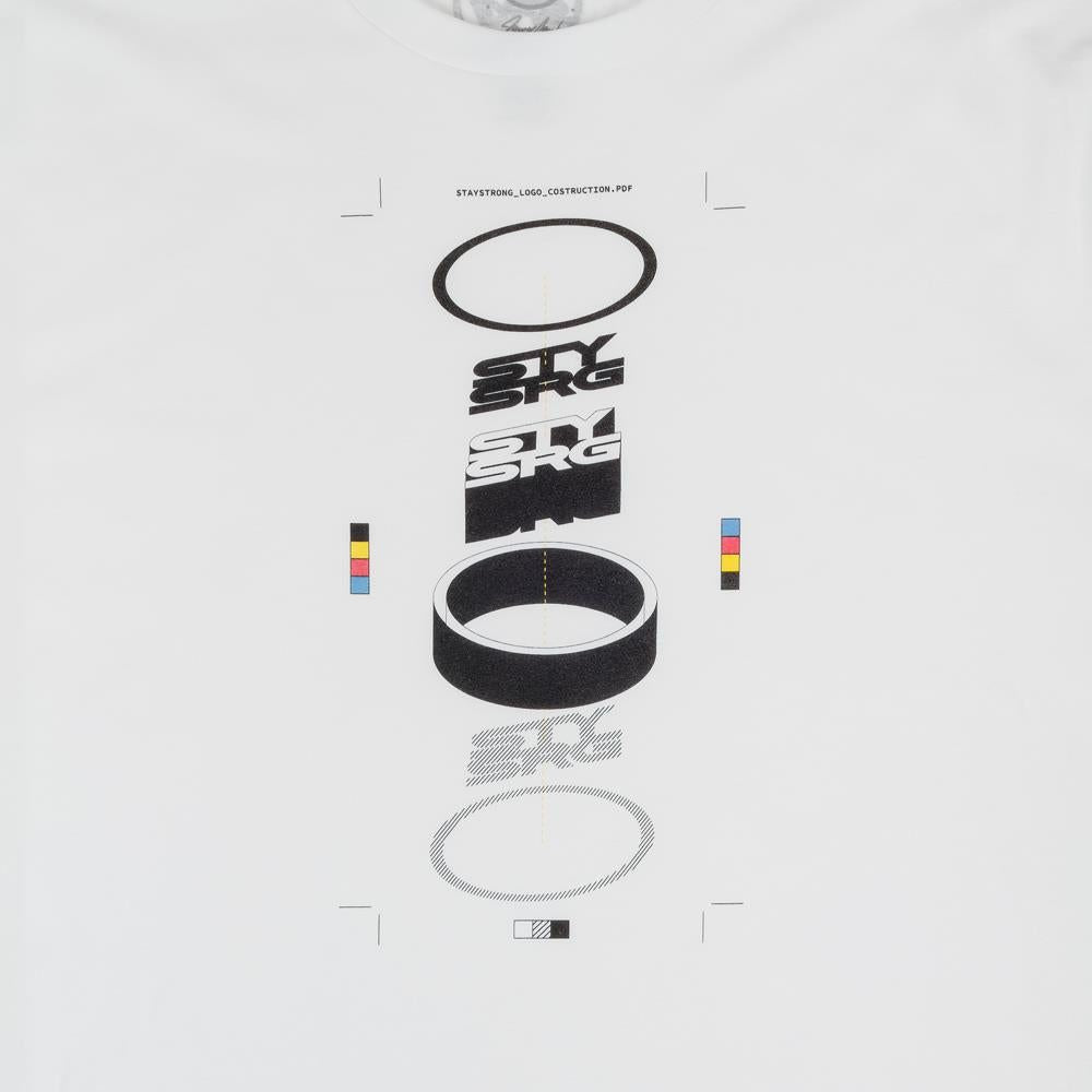  Stay Strong x Jonny Mole Construction T-Shirt - White、mySite、merchandisen
