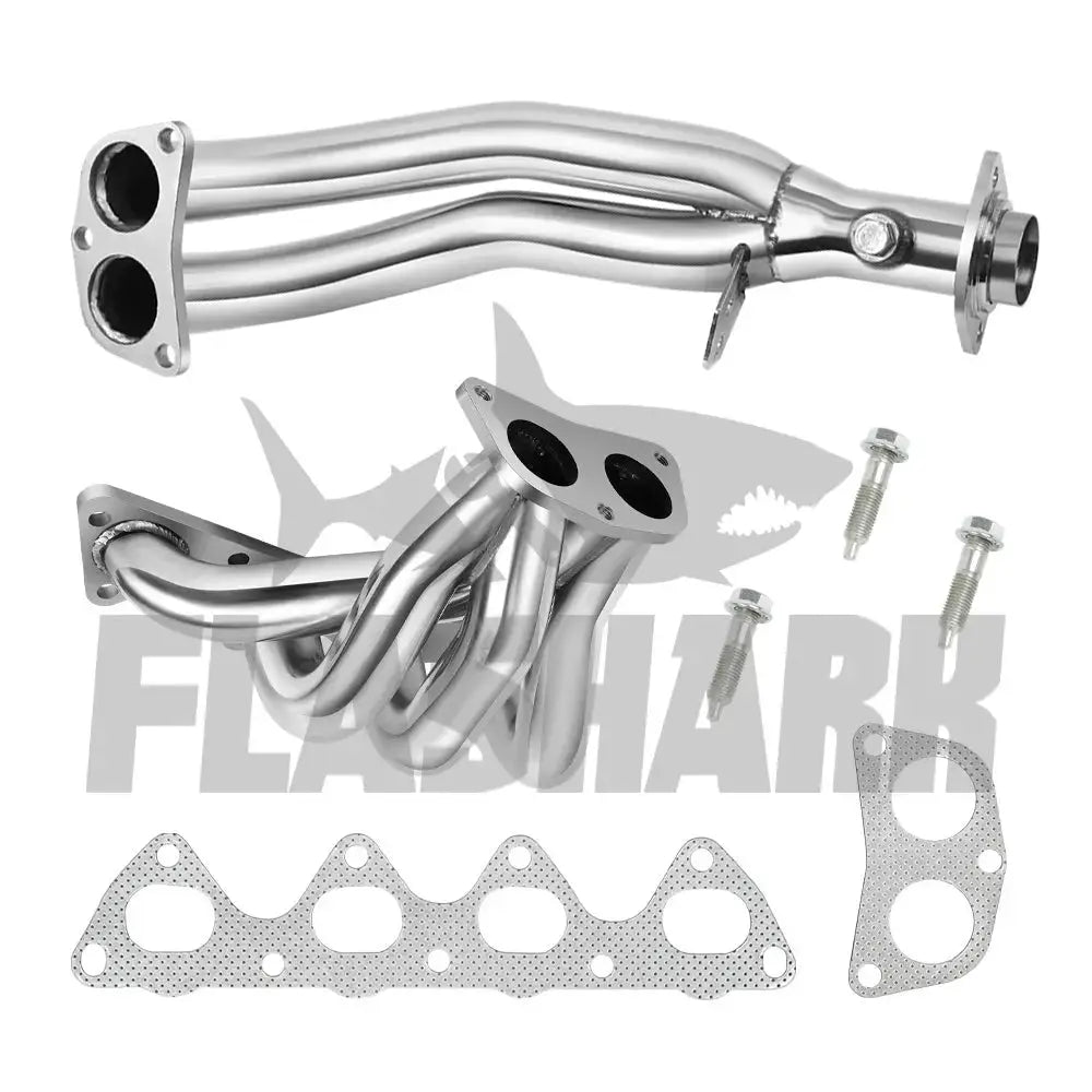1994-2001 Acura Integra RS/LS Exhaust Header Catback Exhaust Air Intake Kit All-In-One Kit、mySite、nflplayoffbracketp