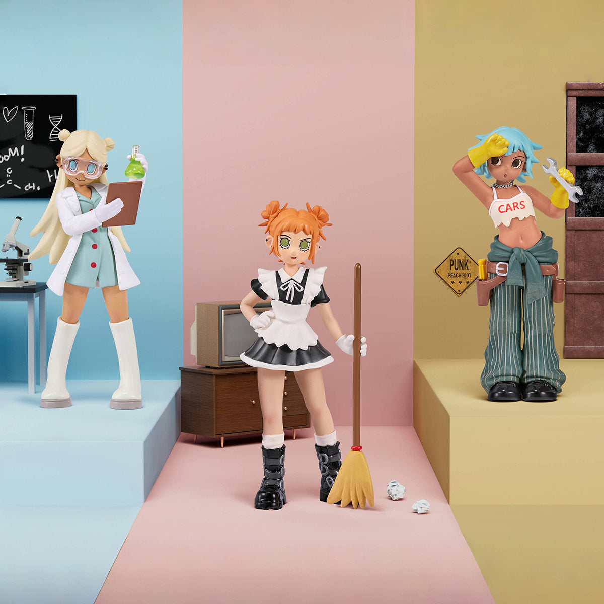  Peach Riot Rush Hour Series Figures、mySite、greenlandpopulation