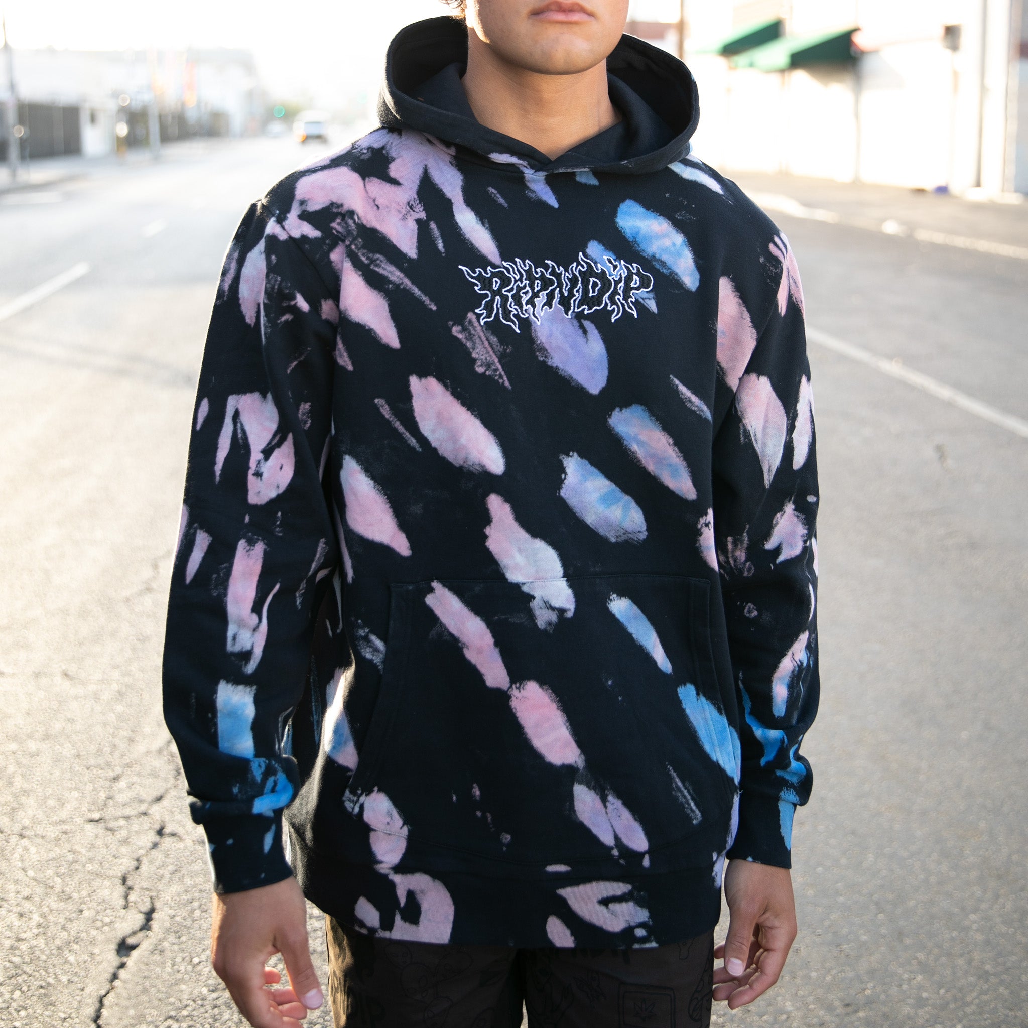  Blaze Hoodie (Black/Peach/Purple Tie Dye)、mySite、merchandisen