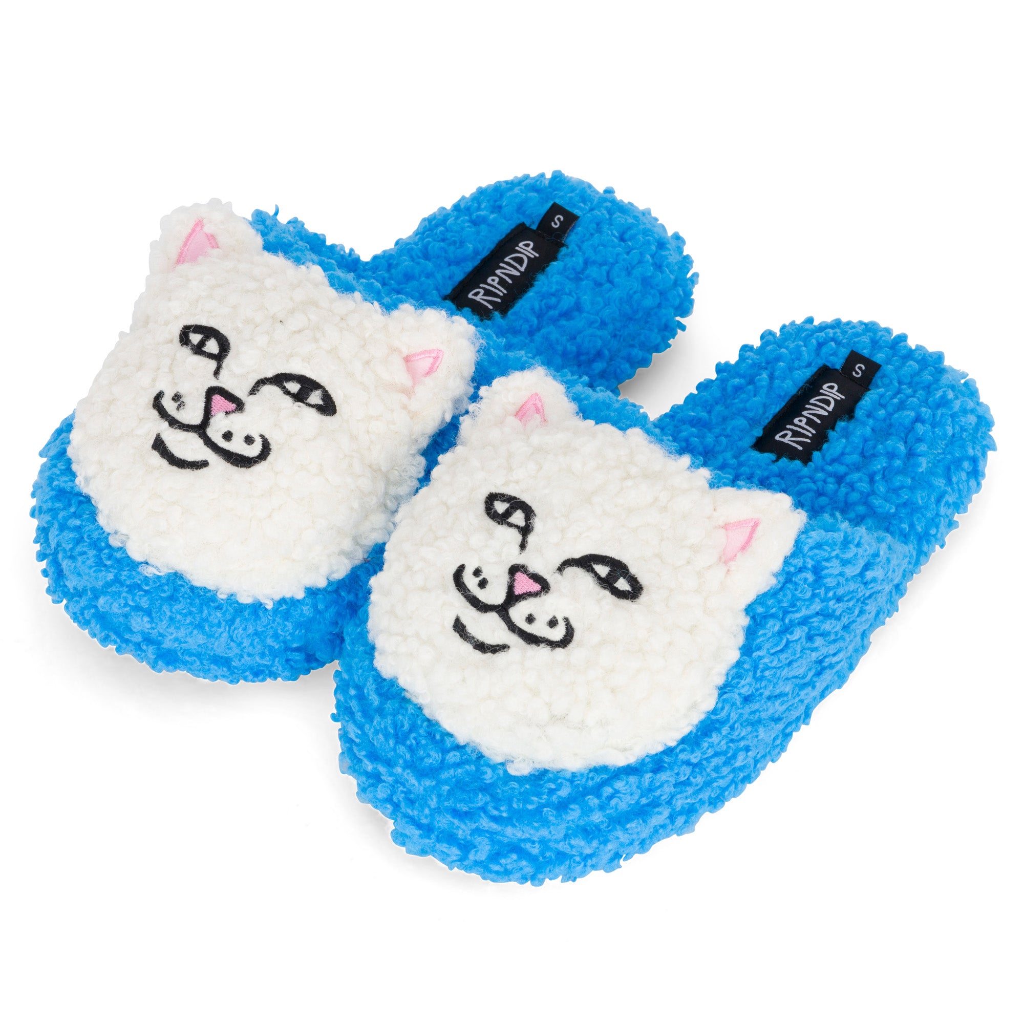  Lord Nermal Plush Face House Slippers (Blue)、mySite、merchandisen