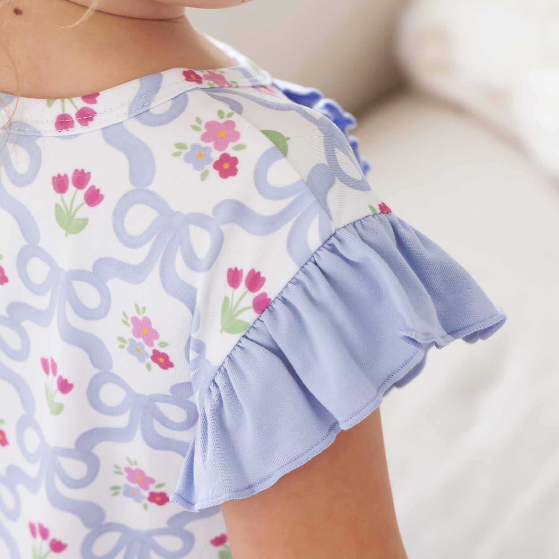  Flutter Sleeve Nightgown | Tied In Tulips、mySite、layawaytickets