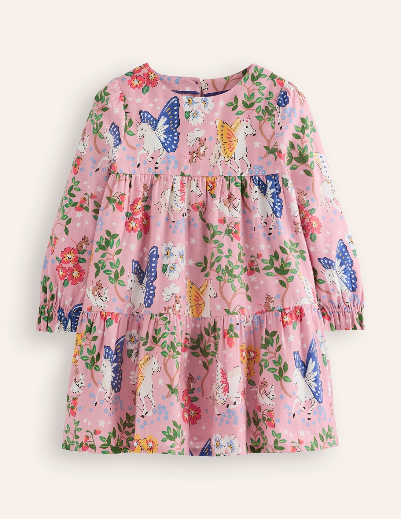 Betsy Tiered Twirly Dress-Vintage Pink Enchanted Forest、mySite、ashleygrahame