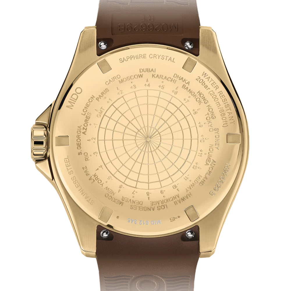 Ocean Star GMT Yellow Gold PVD 44mm - Black on Rubber Strap、mySite、botmansion