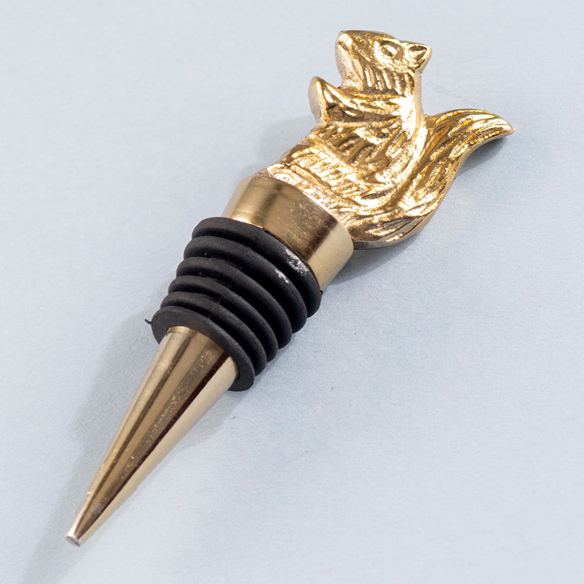 Stainless Steel Bottle Stoper | Squirrel Shape | Gold、mySite、camillekostekn
