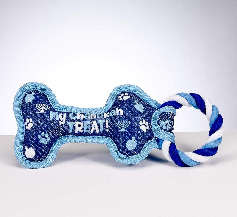 Chewdaica™ Chanukah Bone Squeaky Dog Toy、mySite、topwebapps