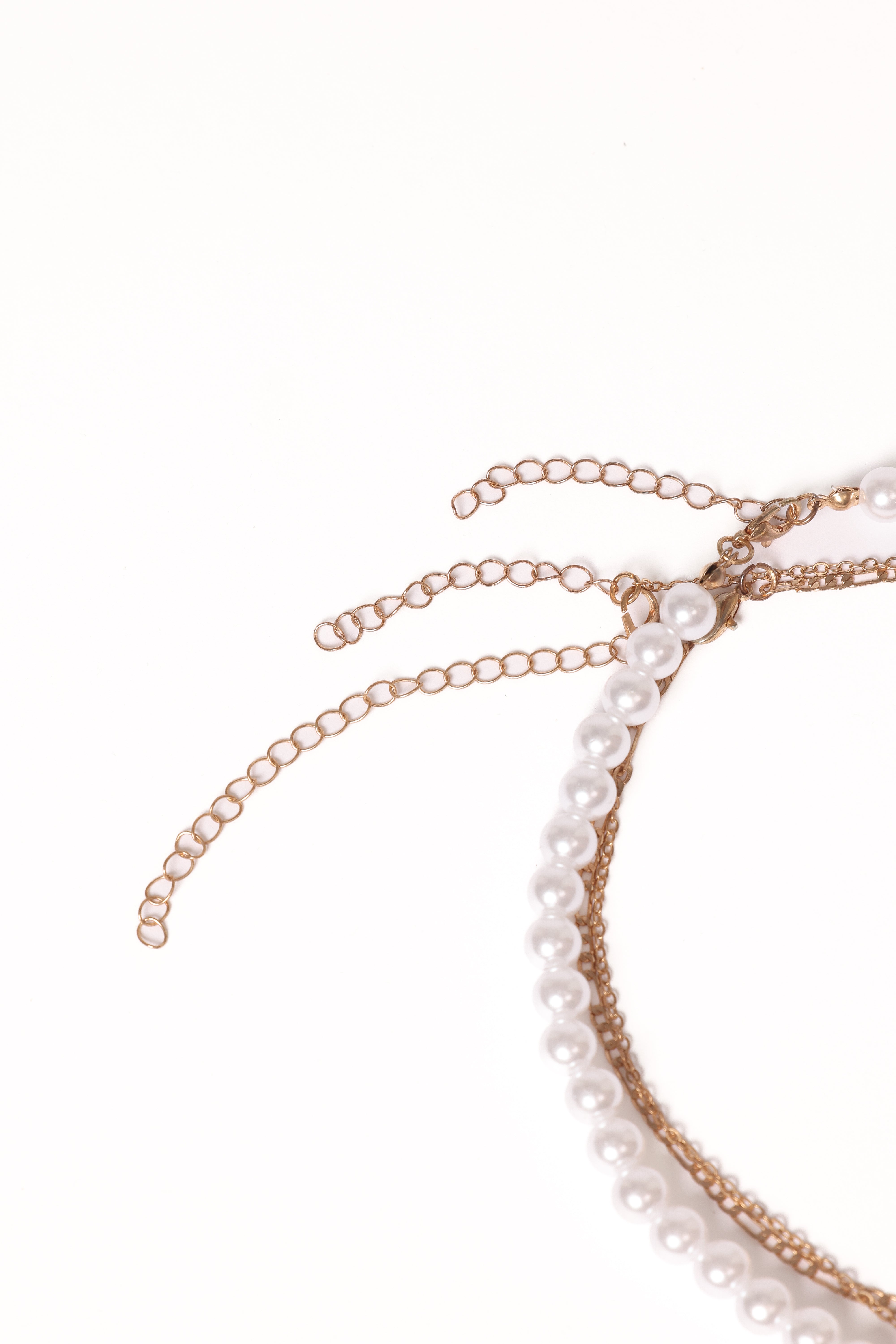  Riviera Necklace - Gold/Pearl、mySite、sugarbowlscore