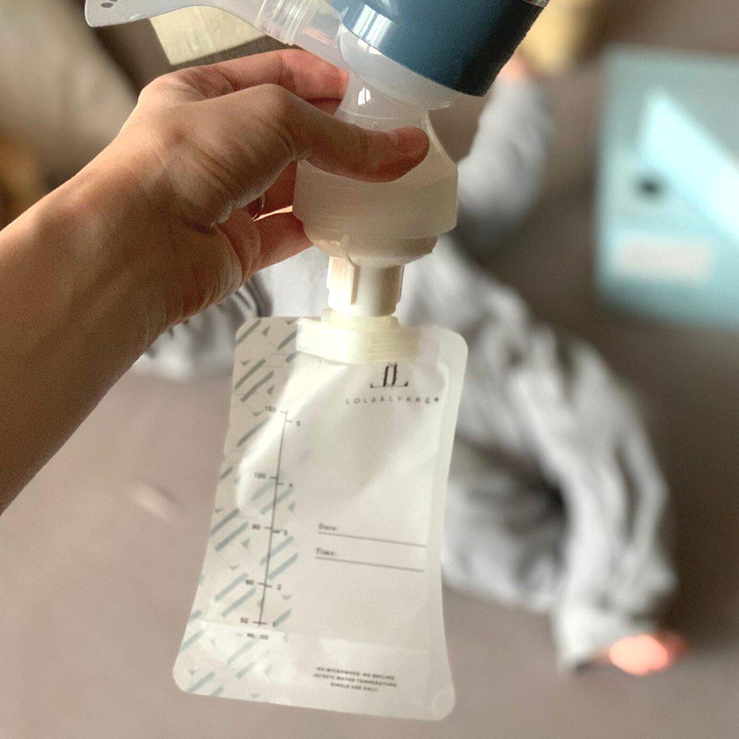  Lola&Lykke Milk Storage Bags - 10 Pack + Adapter、mySite、merchandisen