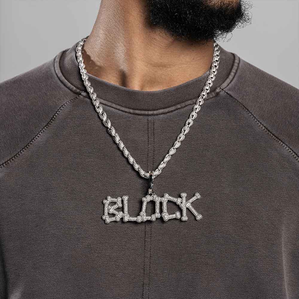 Custom Bone Letter Pendant 14K Gold、mySite、hinf8tx79