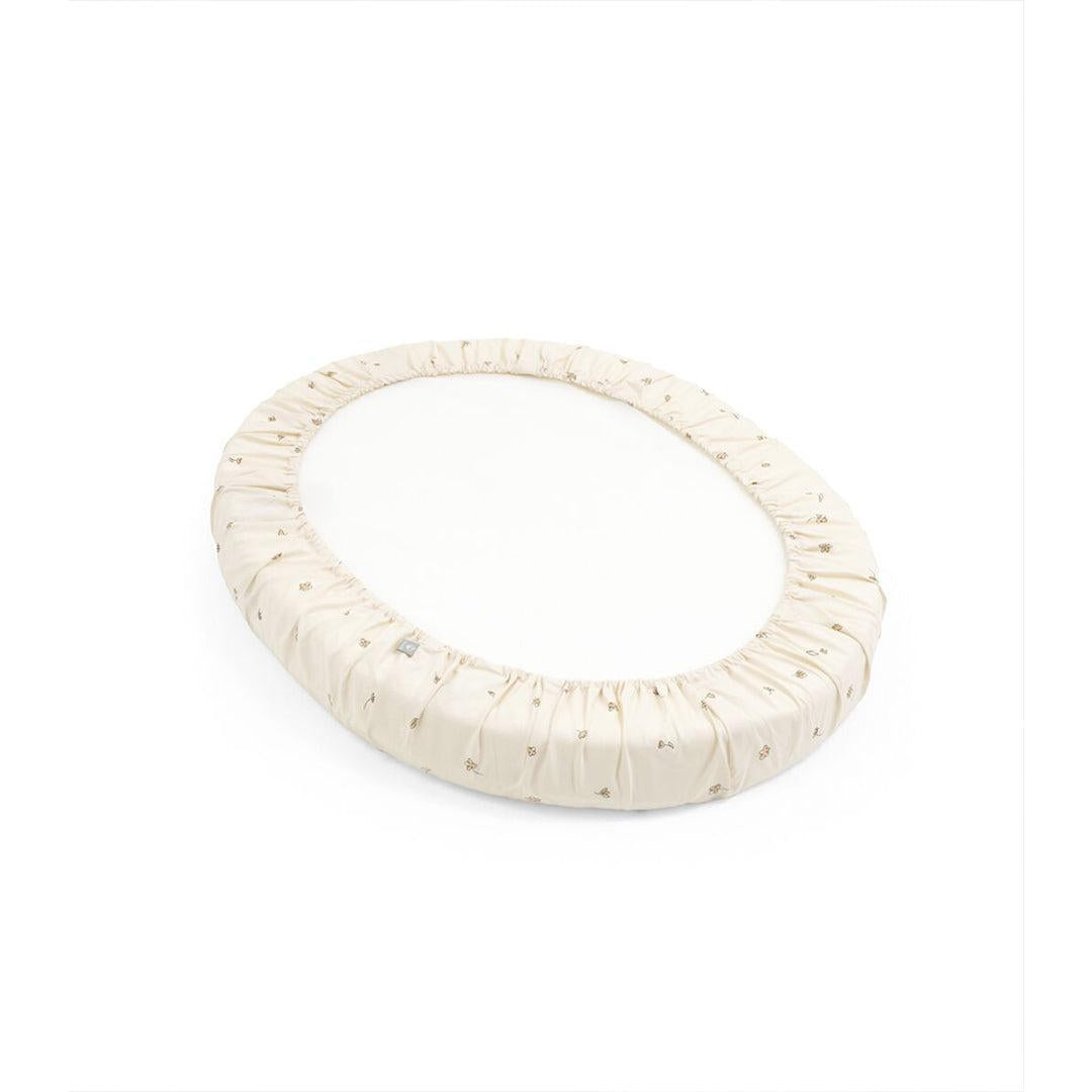  Stokke Sleepi Mini Fitted Sheet - Flower Ecru Osc、mySite、merchandisen
