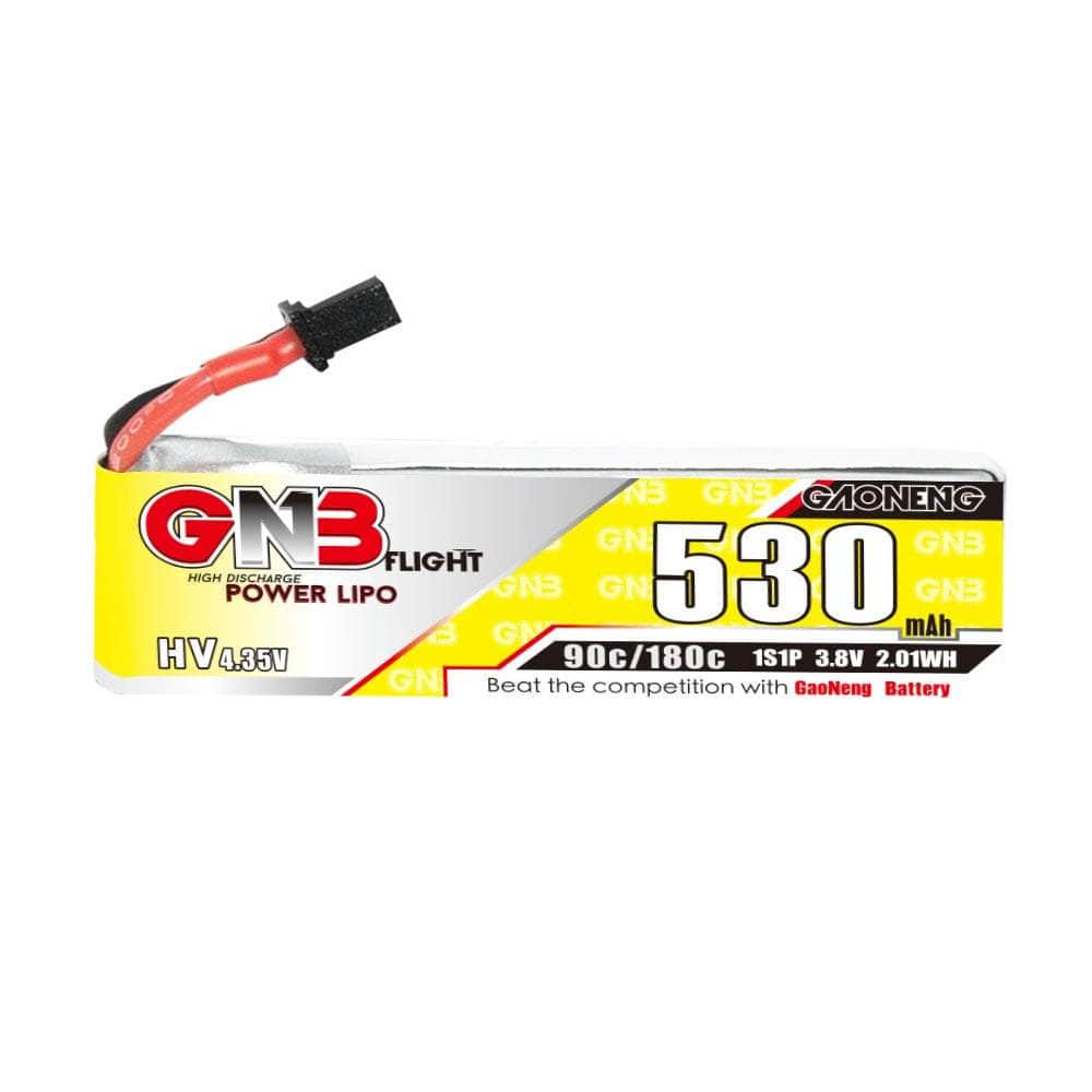  Gaoneng GNB 3.8V 1S 530mAh 90C LiHV Whoop/Micro Battery w/ Cabled - A30、mySite、merchandisen