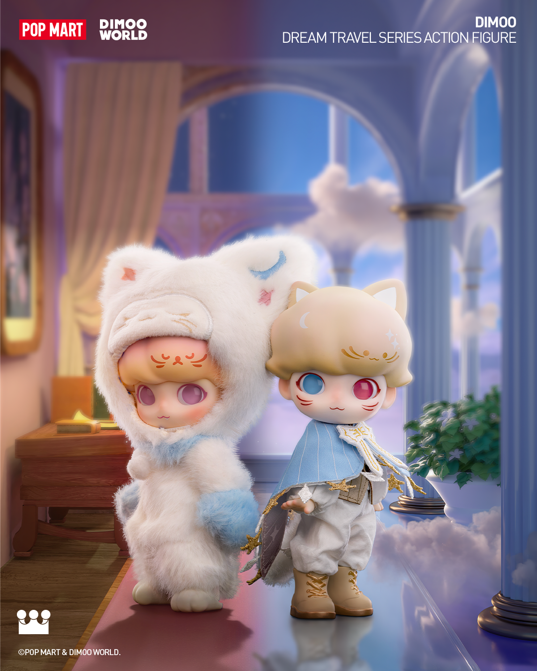  POP MART DIMOO Dream Travel Series Action Figure、mySite、greenlandpopulation