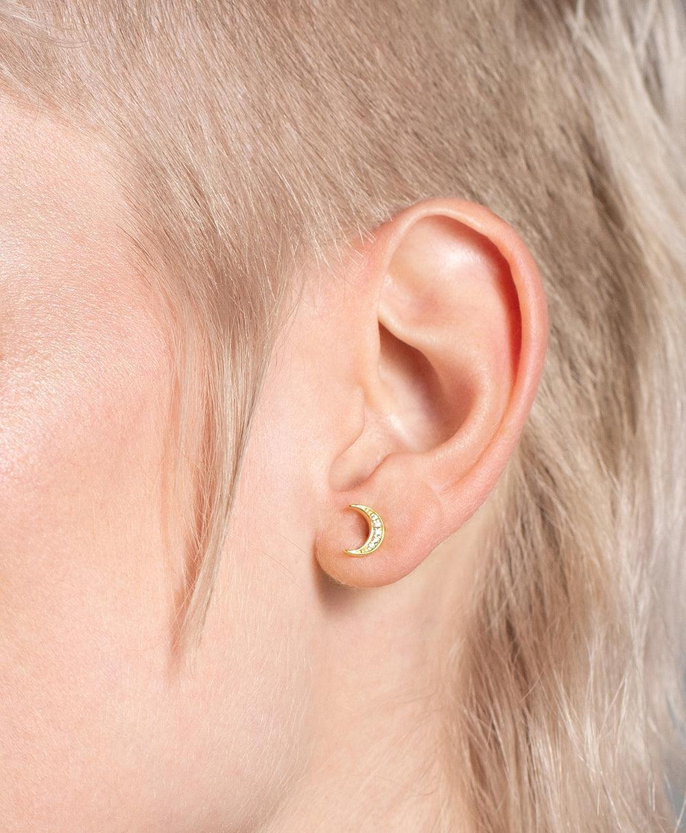 Luna Earrings 18ct Gold Plated、mySite、botmansion