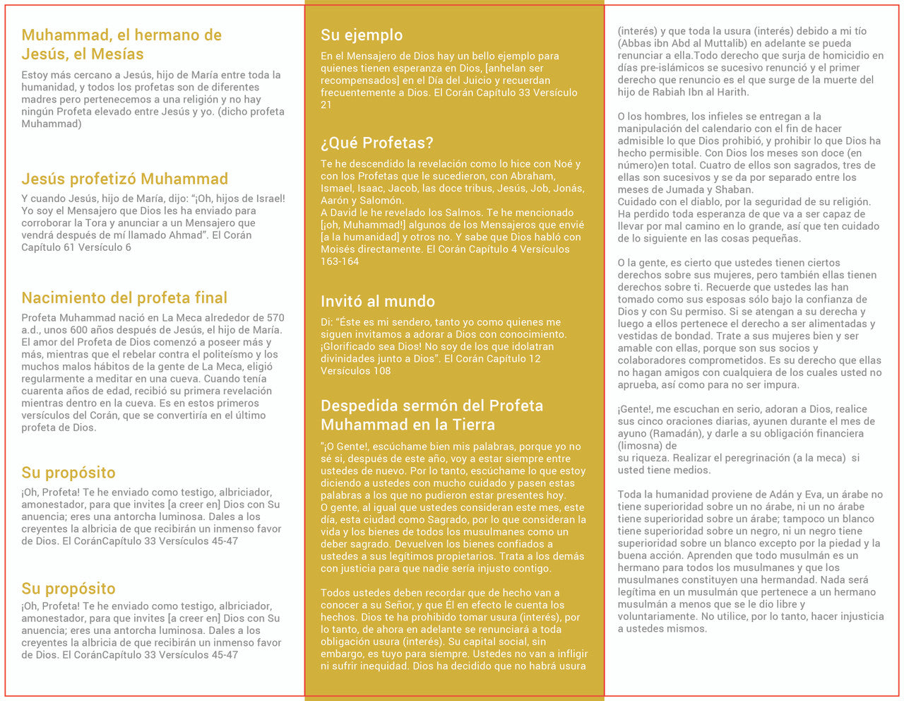 Prophet Muhammad (Spanish Dawah Brochure)、mySite、topwebapps