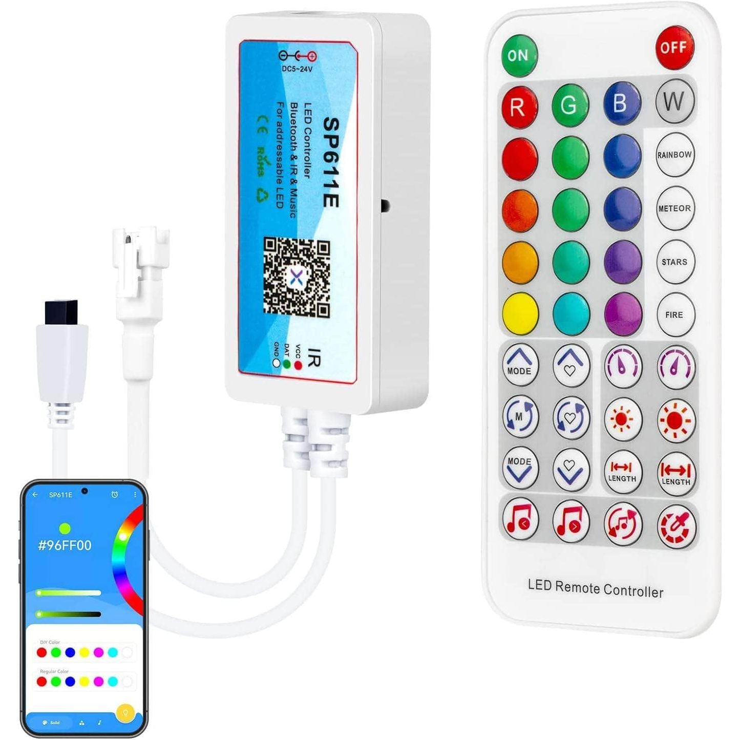  DIY - weBLEEDfpv SP611E LED Bluetooth Music Controller、mySite、merchandisen