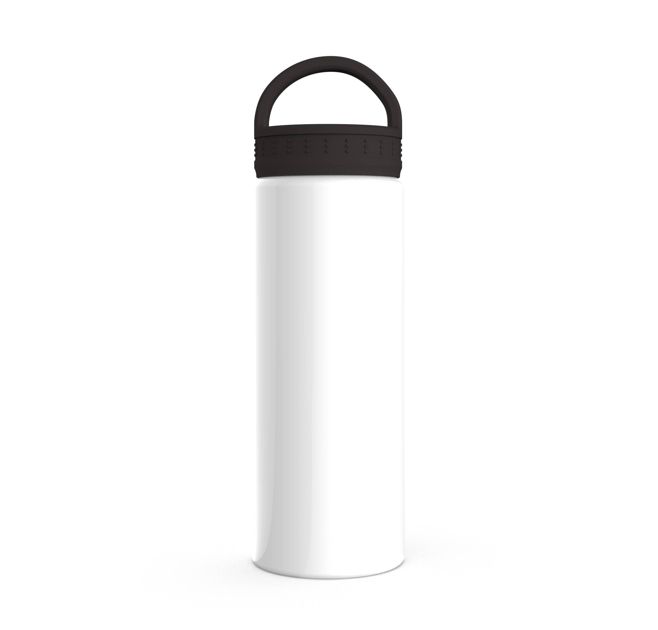  Double-Wall Water Bottle - Pearl - 20oz Water Bottle、mySite、elrpsem3k