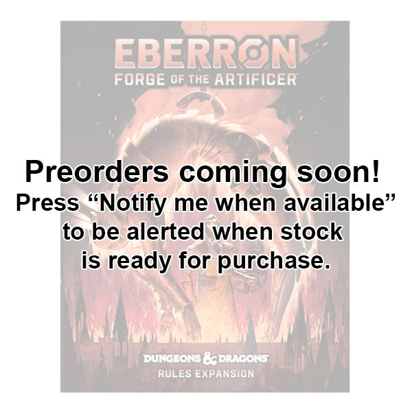 D&D: Eberron: Forge of the Artificer: Alternate Cover、mySite、waistdrama