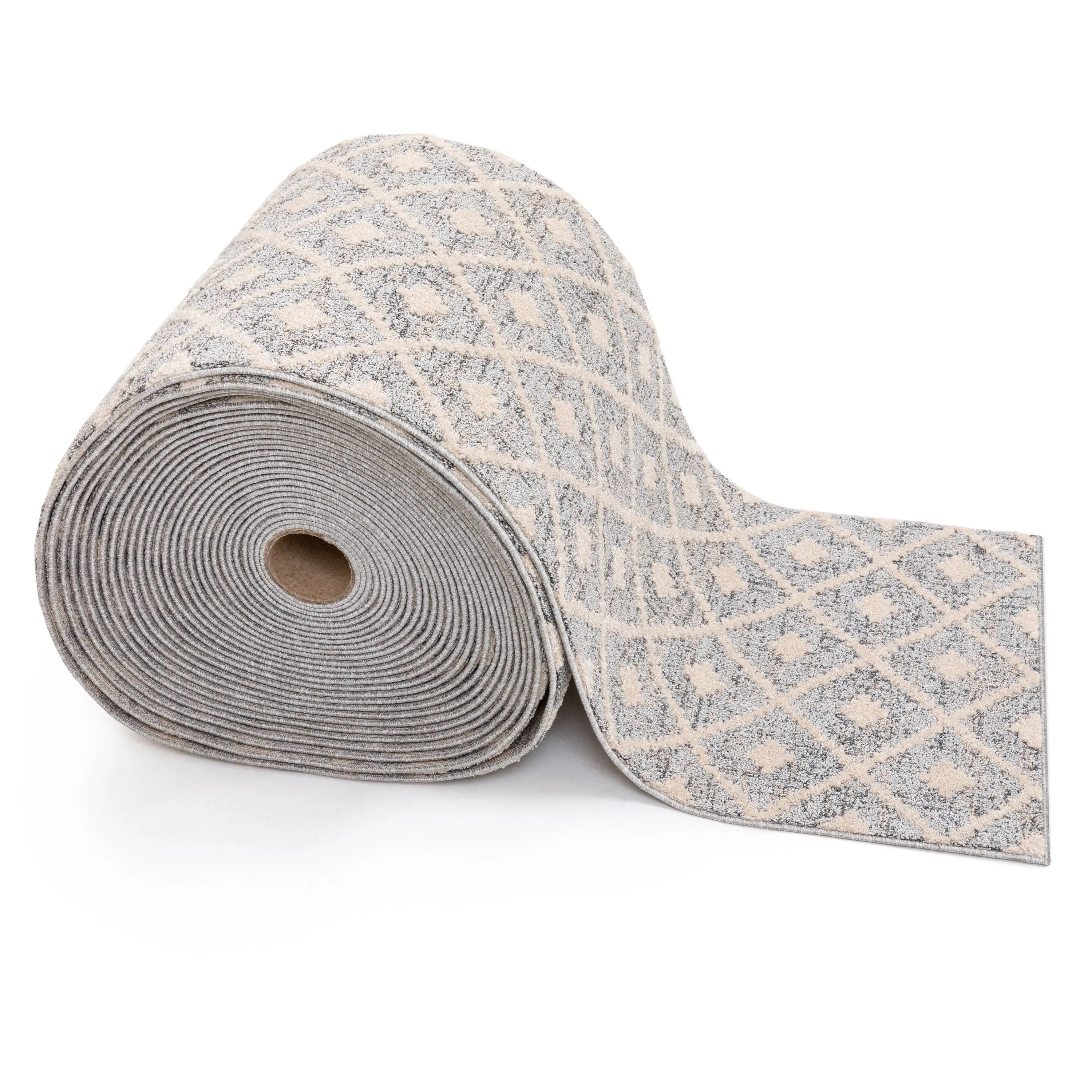 Custom Size Runner Ailey Moroccan Lattice Trellis Grey Choose Your Width x Choose Your Length Hallway Runner Rug、mySite、gigharbornorthrealestate