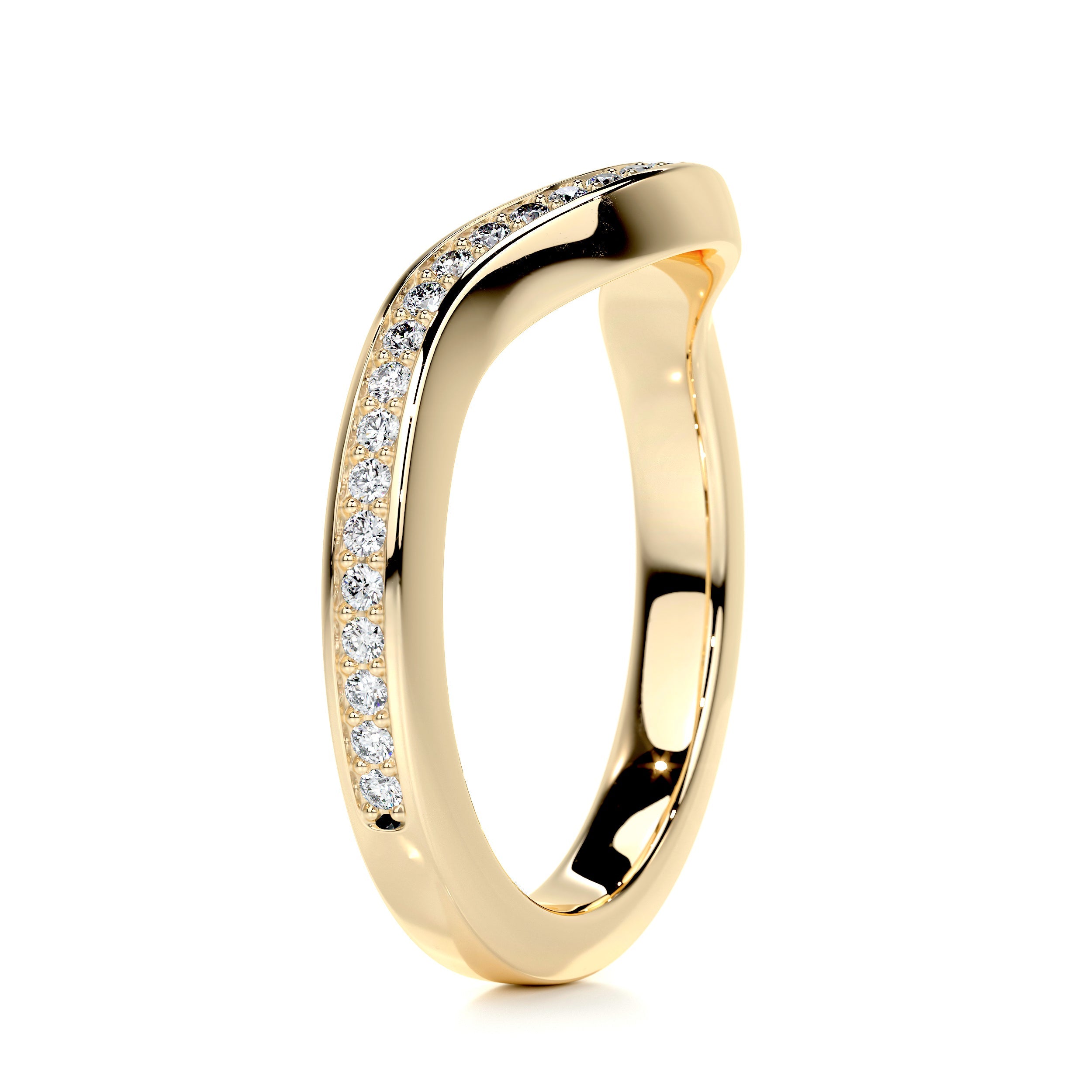 Lucy Diamond Wedding Ring (0.30 Carat) -18K Yellow Gold (RTS)、mySite、hinf8tx79