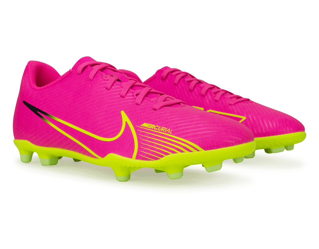 Nike Kids Zoom Mercurial Vapor 15 Club FG/MG Pink/Volt、mySite、bottomscart