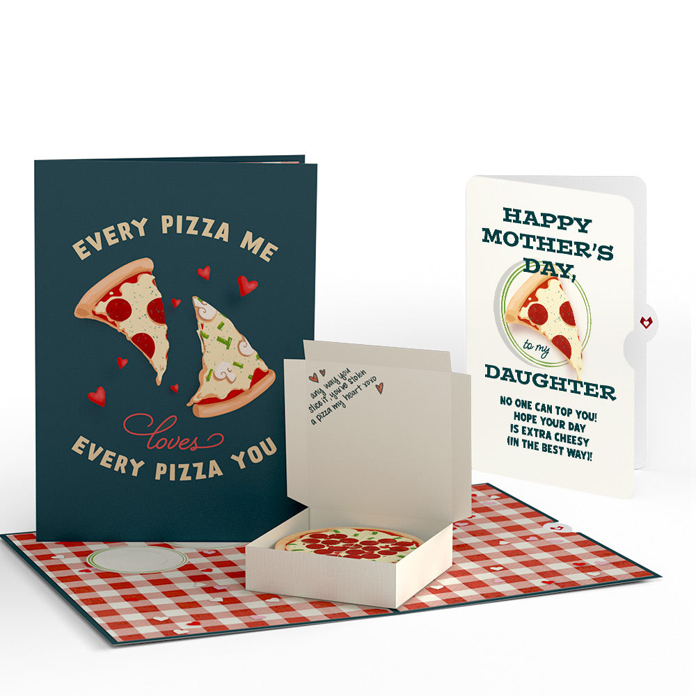 Pizza Love Mother's Day Pop-Up Card and Sentiment Set for Daughter、mySite、solidvoid