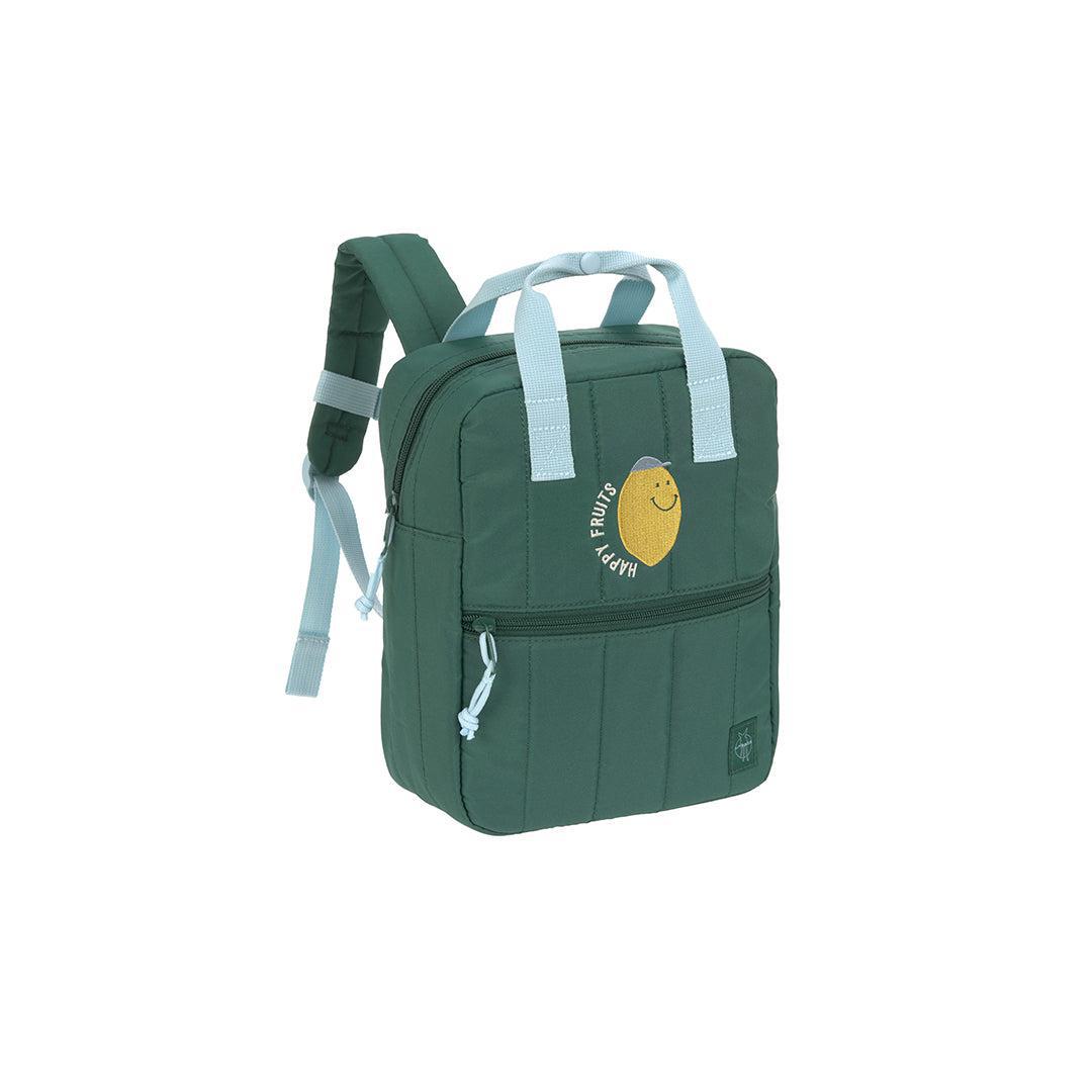  Lassig Mini Square Backpack - Dark Green/Light Blue - Little Gang Lemon、mySite、merchandisen