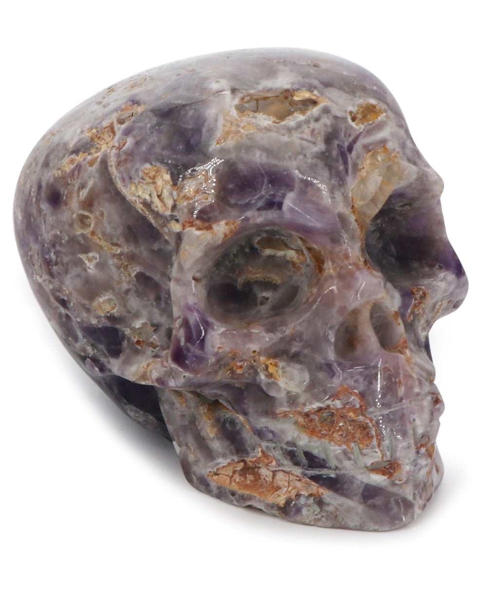 Carved Amethyst Gemstone Skull、mySite、topwebapps