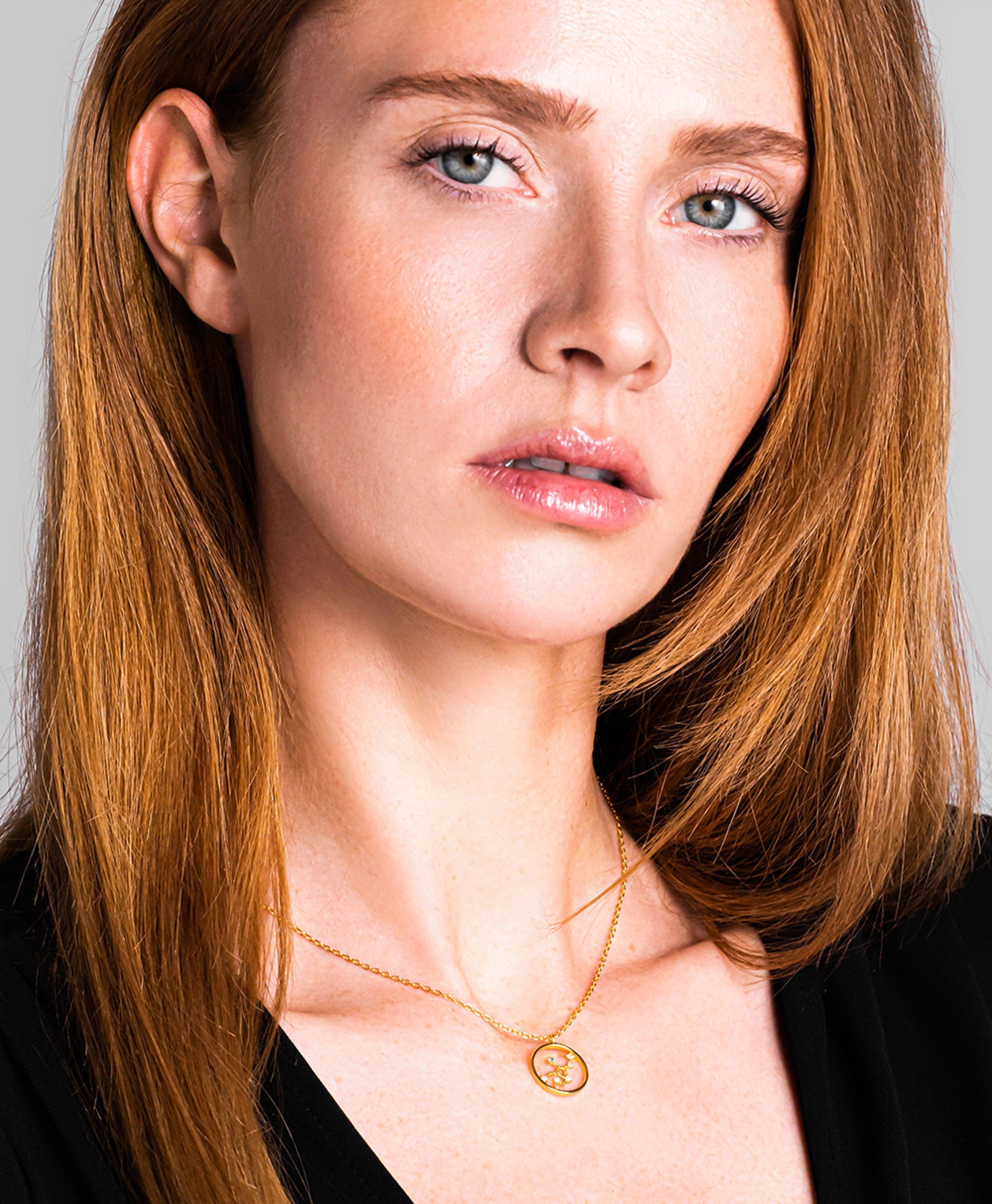  Zodiac Necklace Virgo 18ct Gold Plated