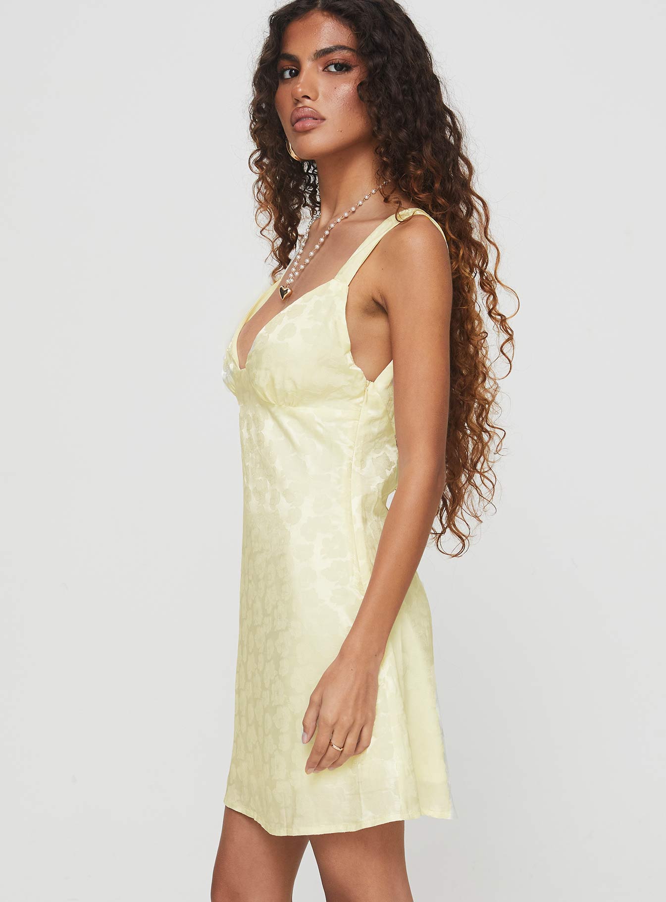 Life In Peace Mini Dress Cream、mySite、solidvoid