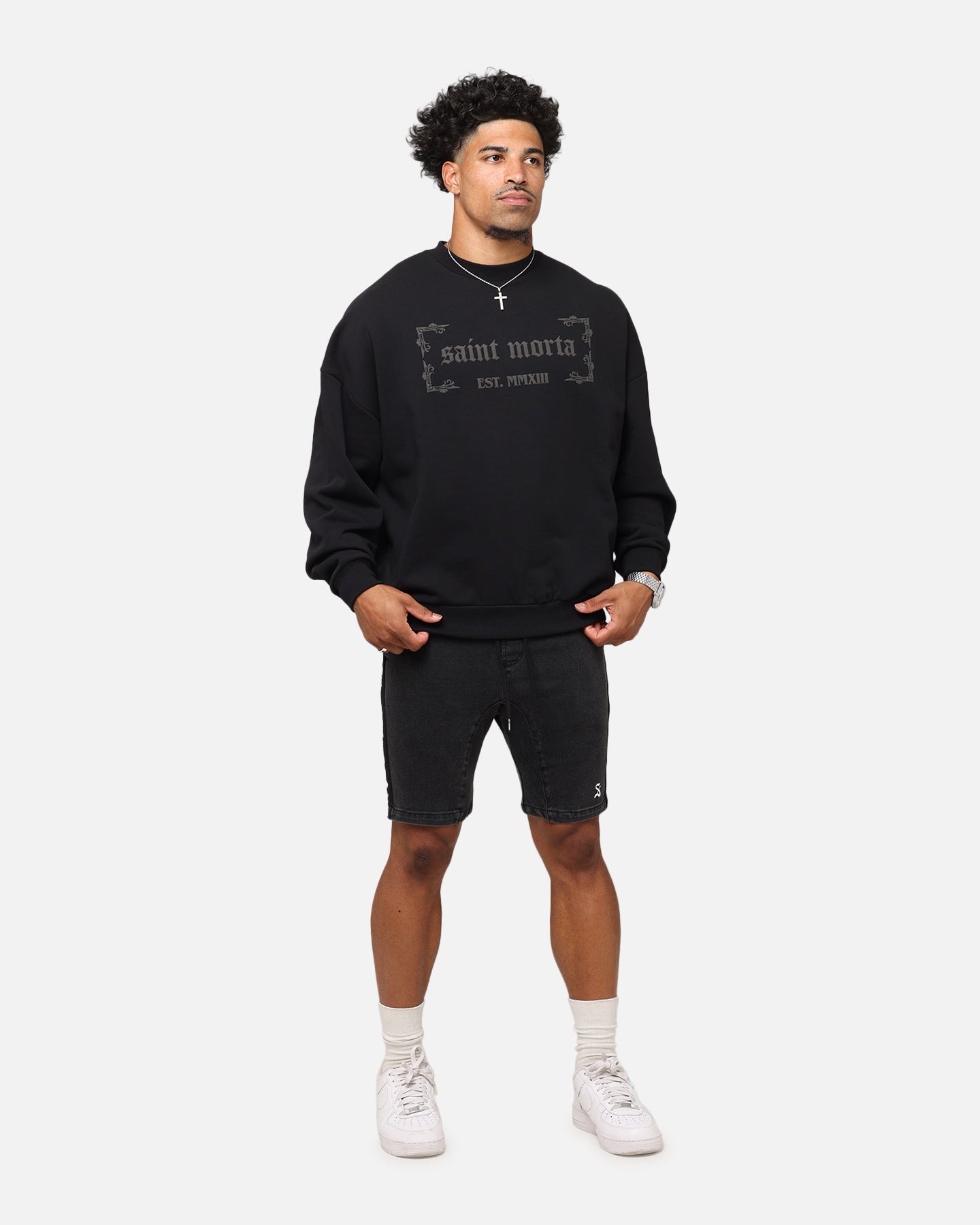 Saint Morta Sport X Walk Shorts Black Shadow、mySite、zt4zffjzw