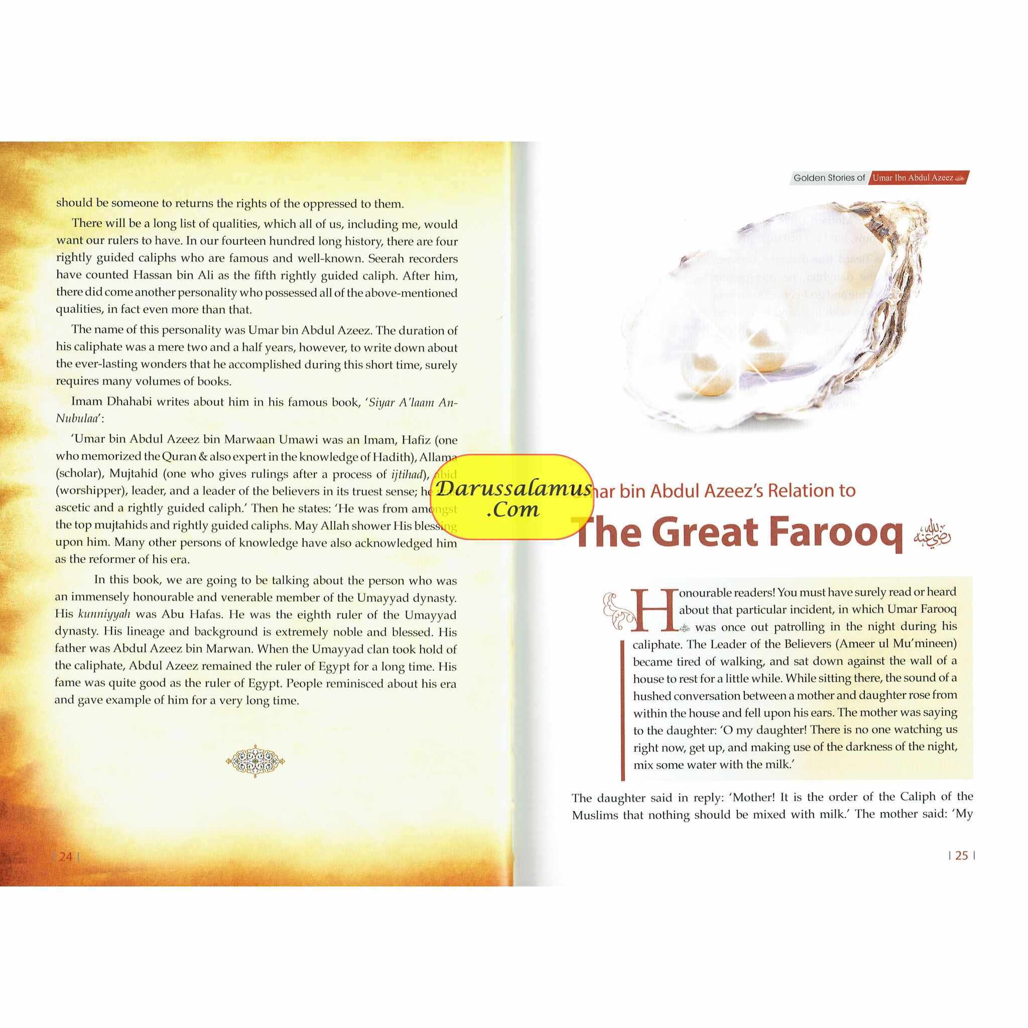 Golden Stories of Umar Ibn Abdul Aziz By Abdul Malik Mujahid、mySite、topwebapps