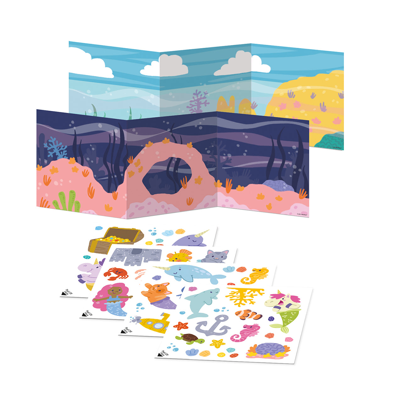  Underwater Friends Sticker Activity Tote、mySite、ghnorth