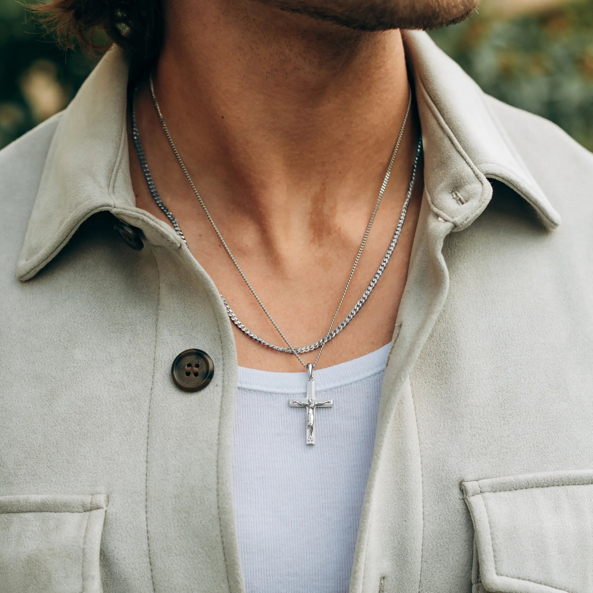 Crucifix Pendant - Silver、mySite、botmansion