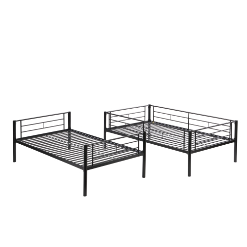 METAL BUNK BED WHITE、、casual