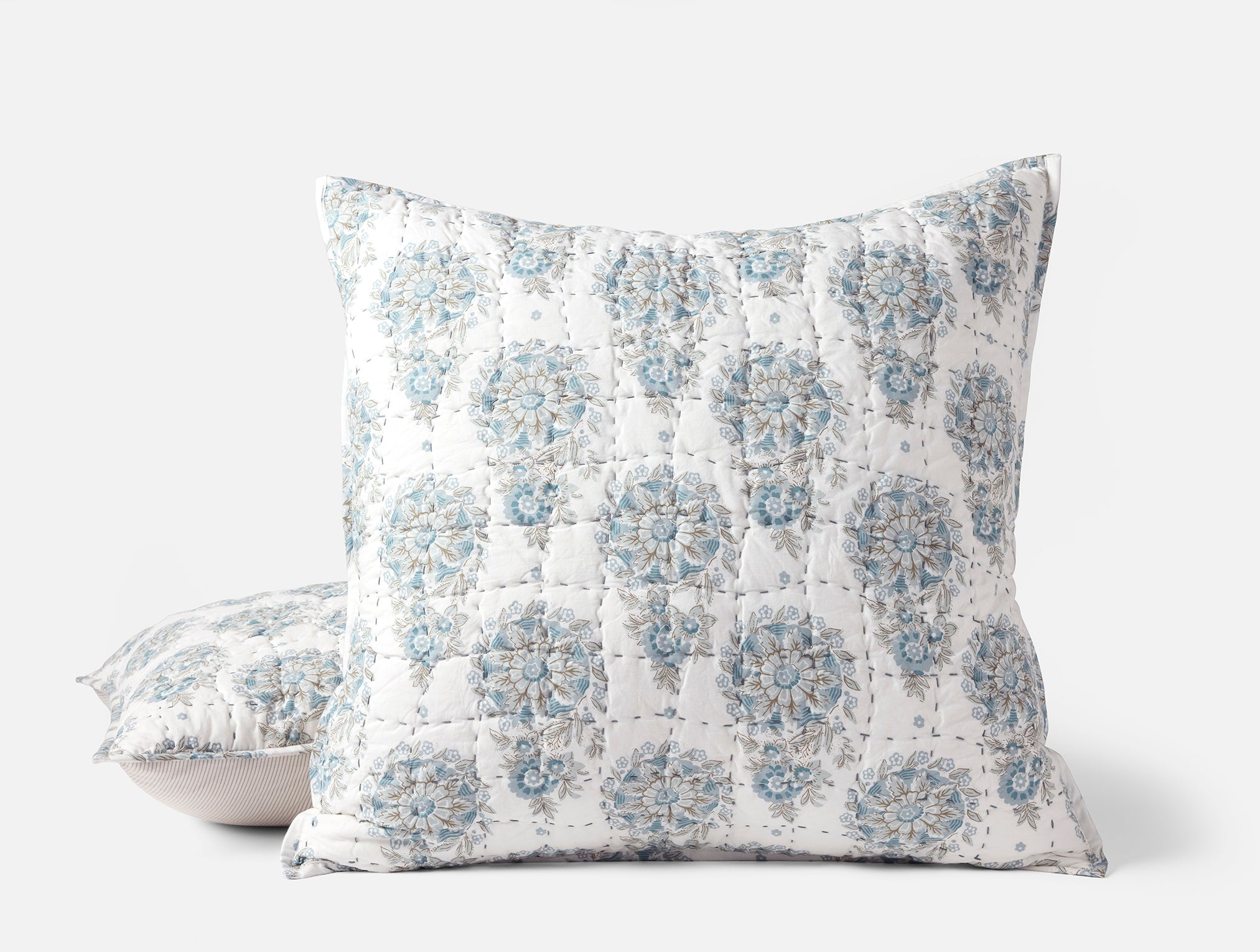  Flores Handstitched Organic Sham、mySite、sugarbowlscore