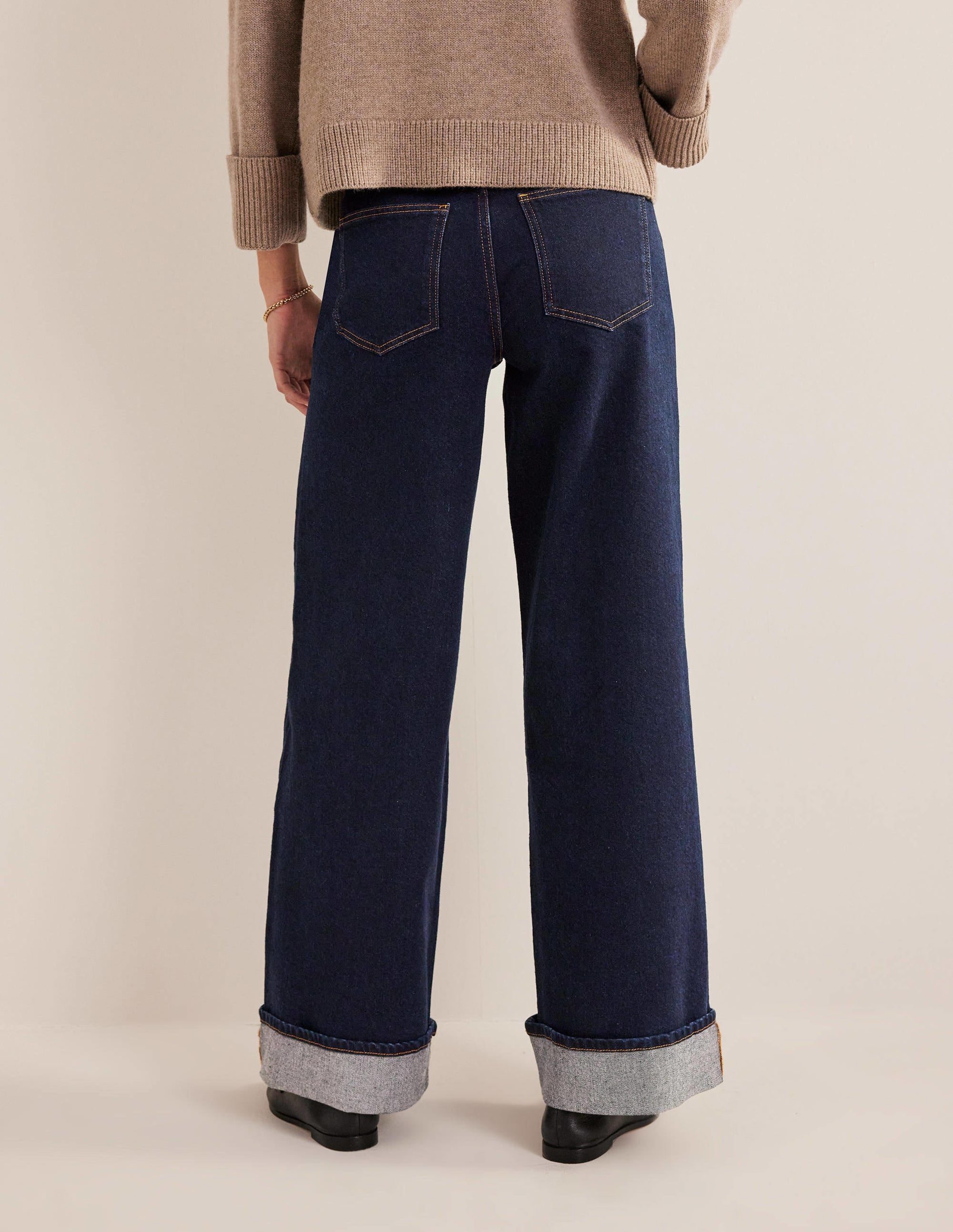  Turn-up Jeans-Indigo、mySite、ashleygrahame