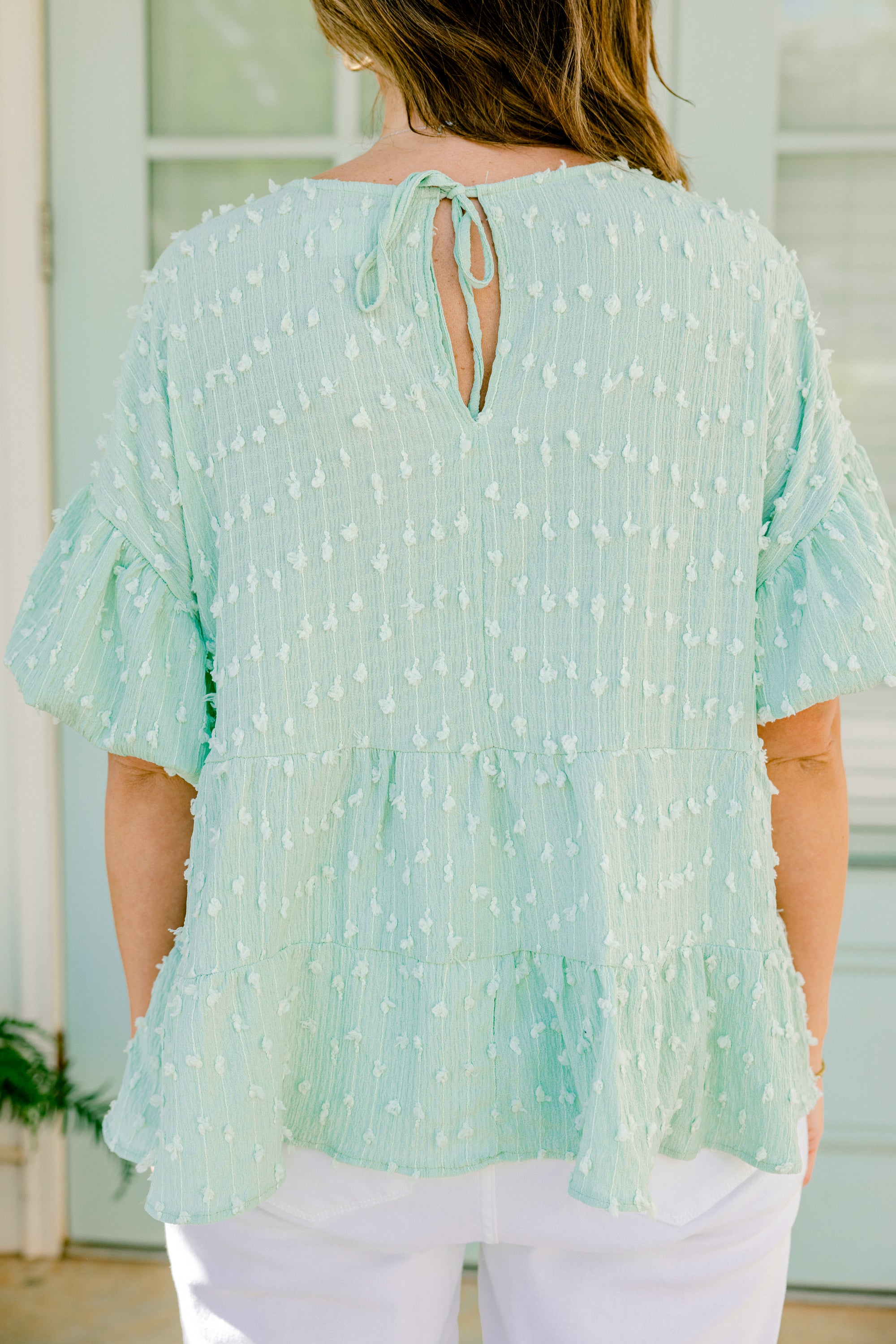  A Rosy Smile Top, Seafoam、mySite、justintrudeaud