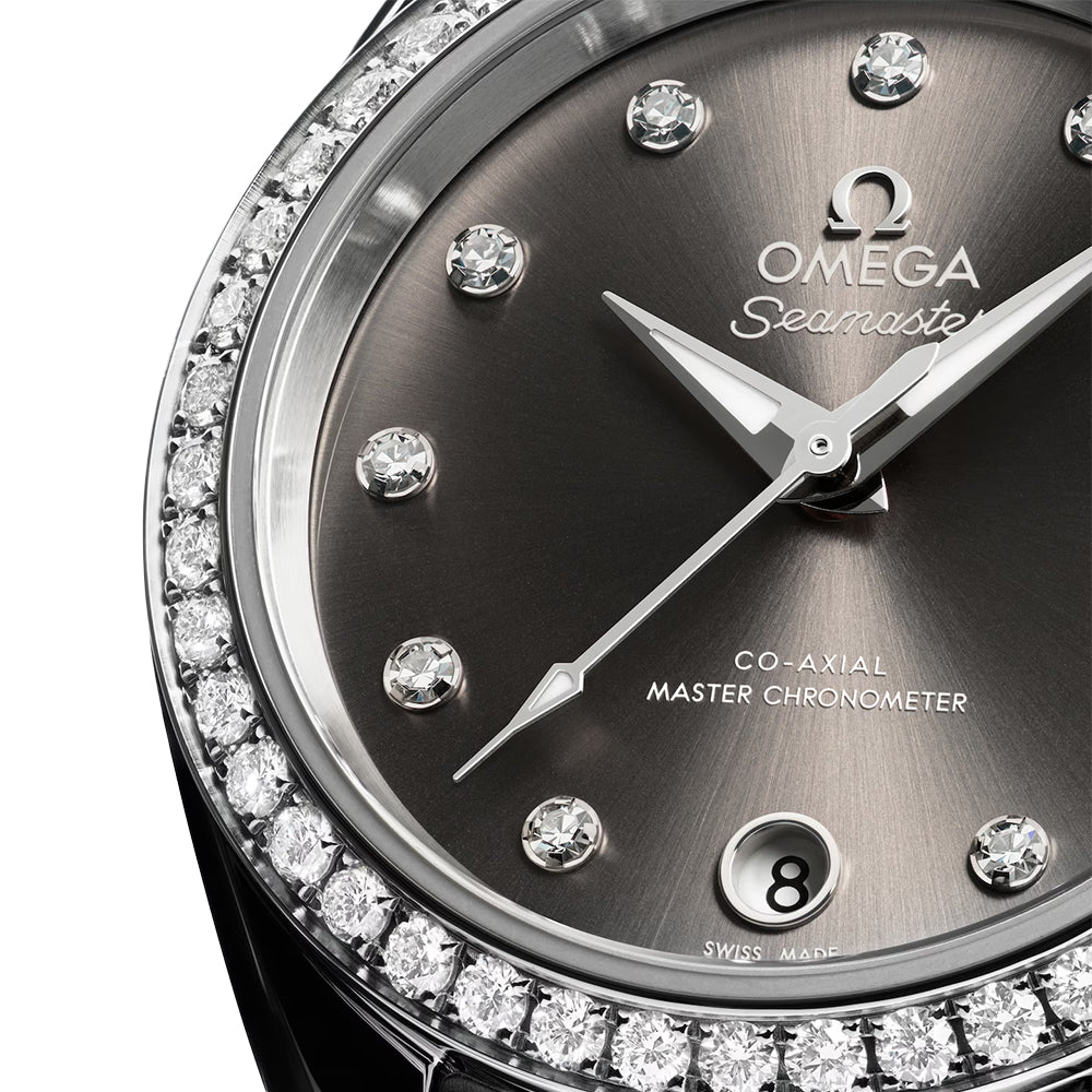 Seamaster Aqua Terra 150M Diamonds 30mm - Grey on Bracelet、mySite、botmansion