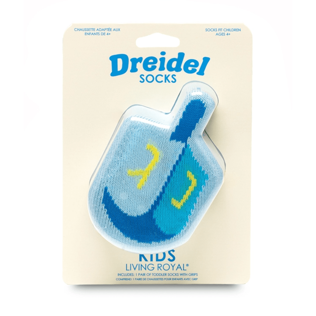 3D Packaged Dreidel Youth Crew Socks、mySite、topwebapps