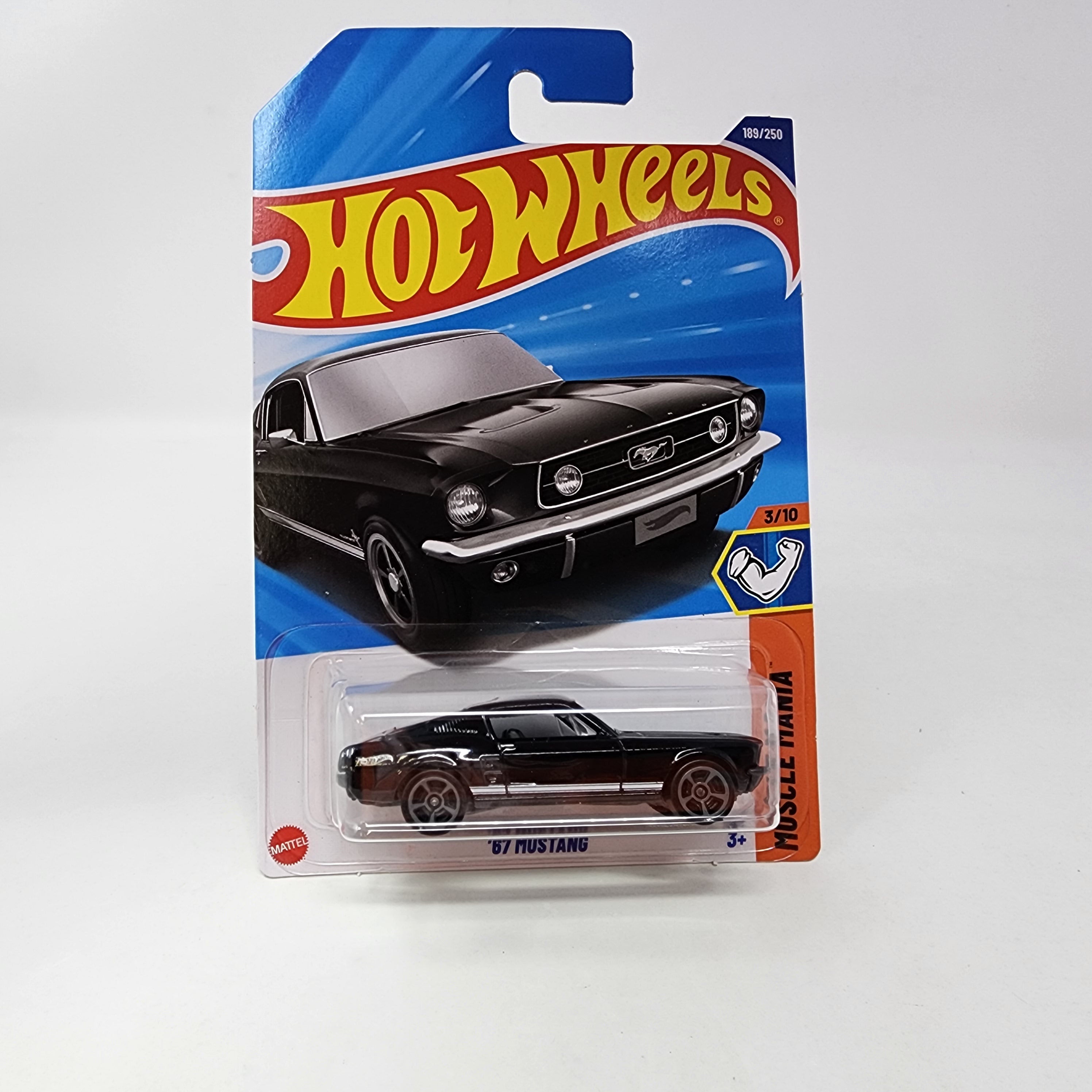 '67 Mustang #189 * Black * 2025 Hot Wheels NEW! K Case、mySite、hgirdovlk