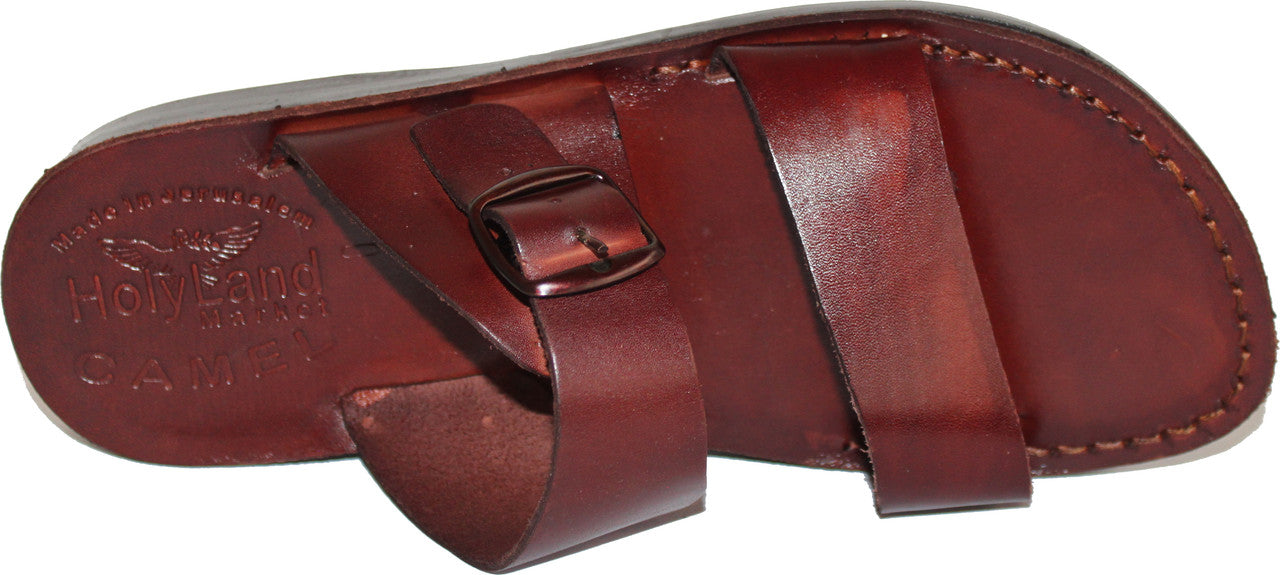  Holy Land Market Men/Women Biblical Jesus Leather Sandals/Slides From Jerusalem (Andrew Style II)、mySite、elrpsem3k