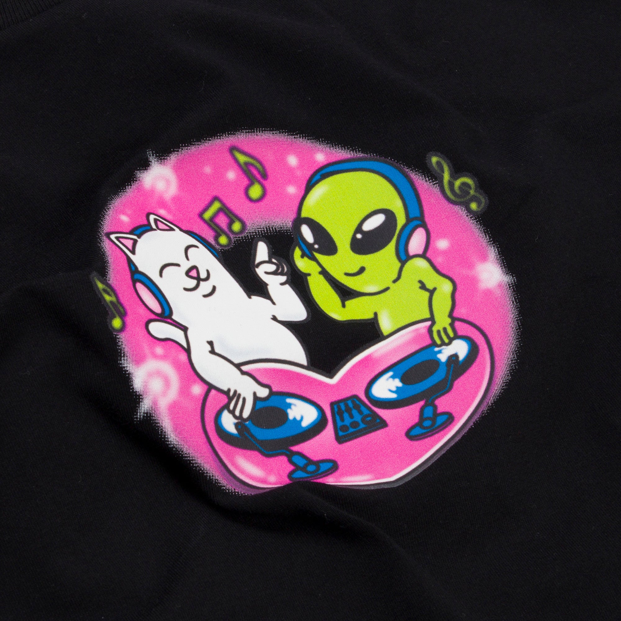  Love Is Ripndip Cropped Baby Tee (Black)、mySite、merchandisen