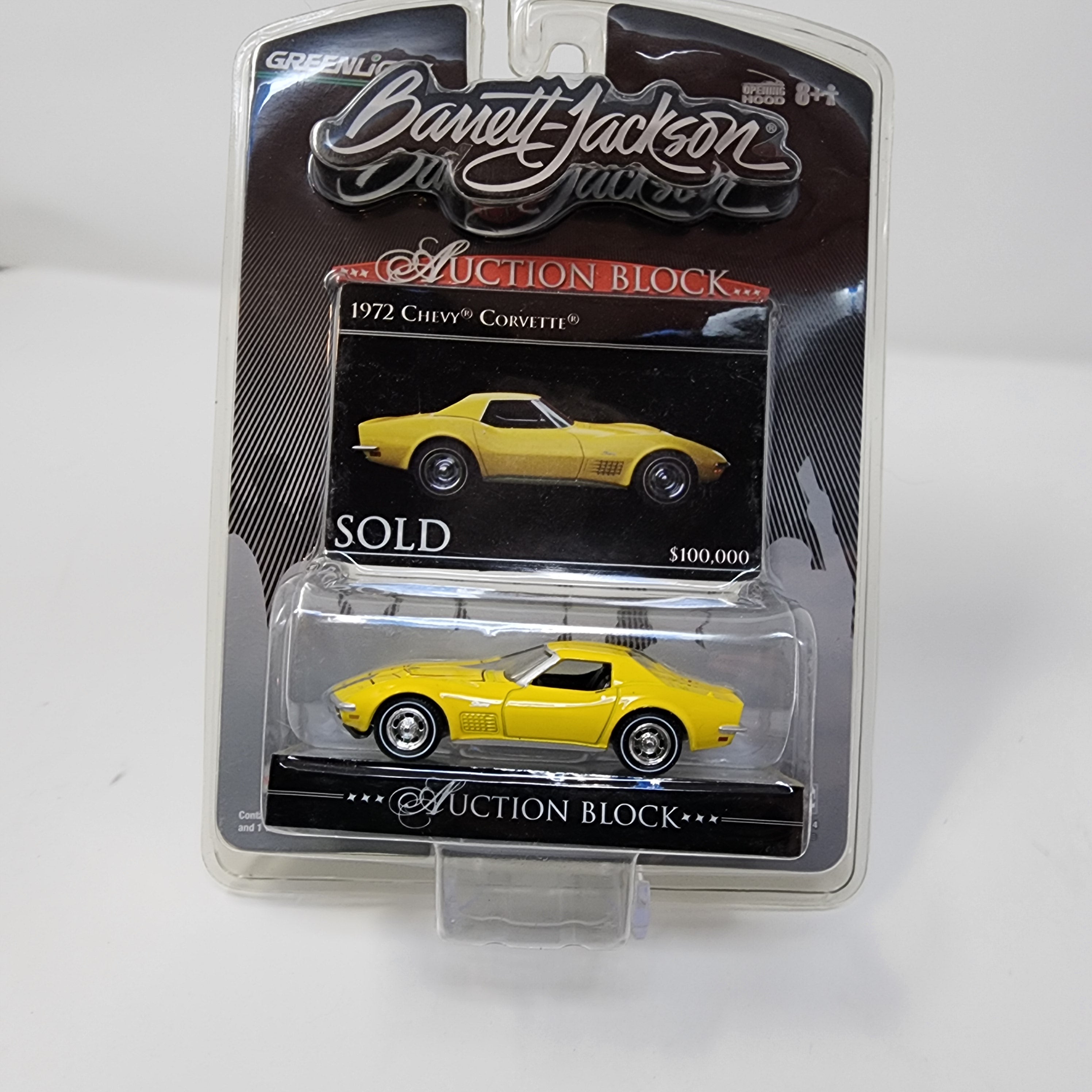 1972 Chevy Corvette * Yellow * Greenlight Barrett-Jackson Auction Block、mySite、hgirdovlk